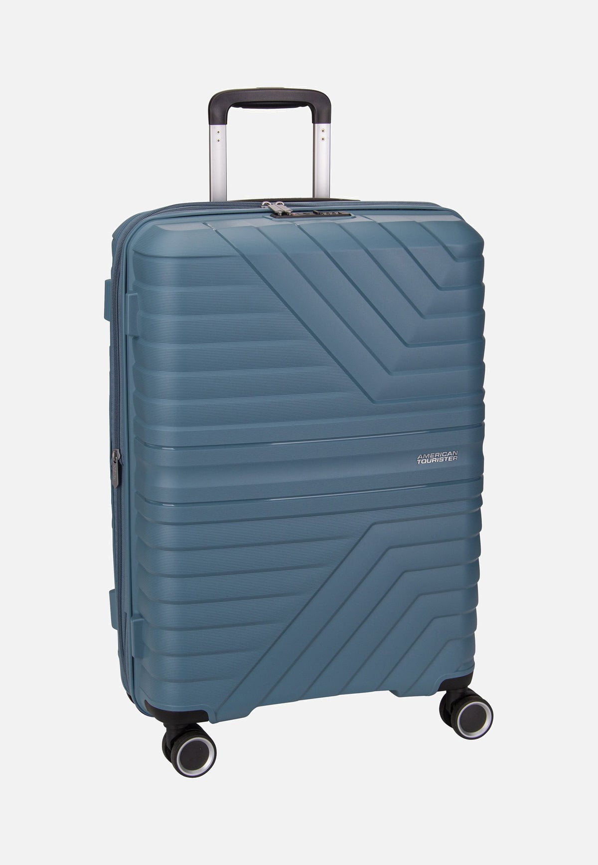 American Tourister Flytwist Spinner 67 Storm Blue Koffer