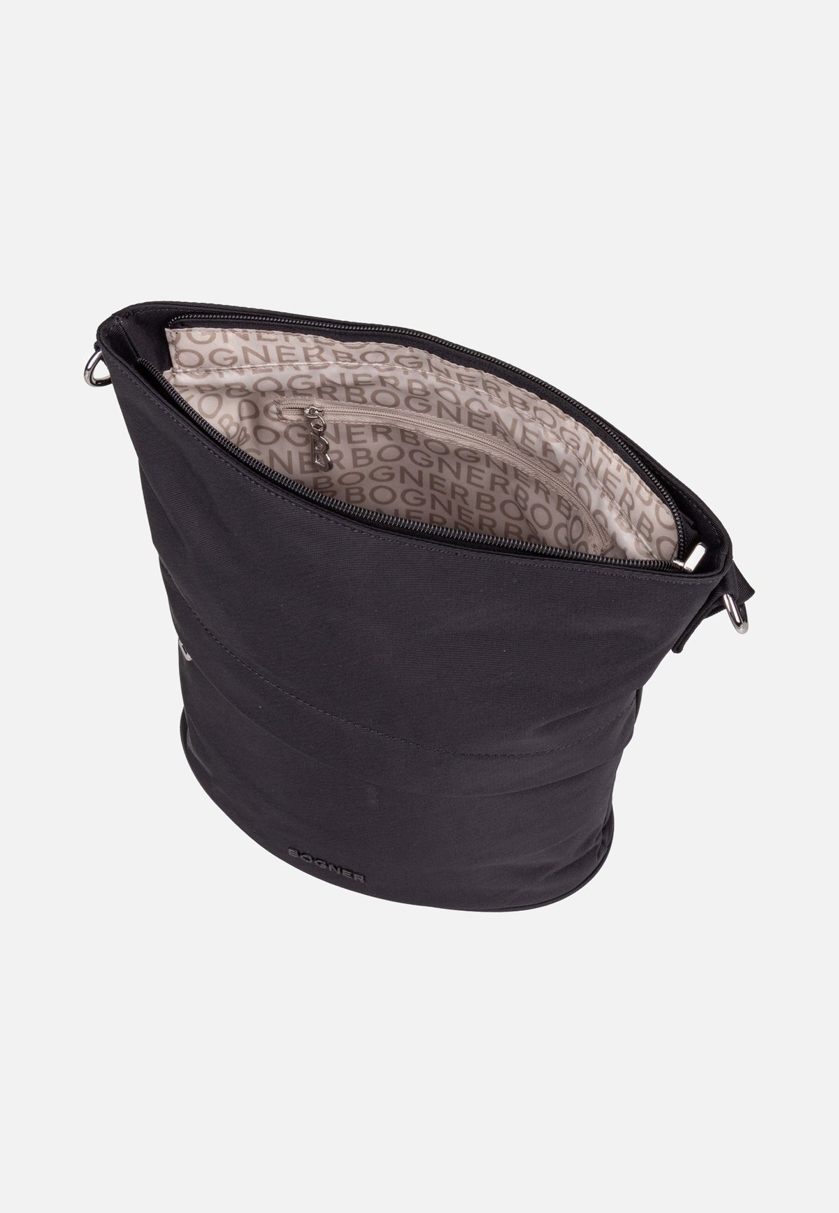 Bogner Maxon Heather SVZ Black Hobo Bag
