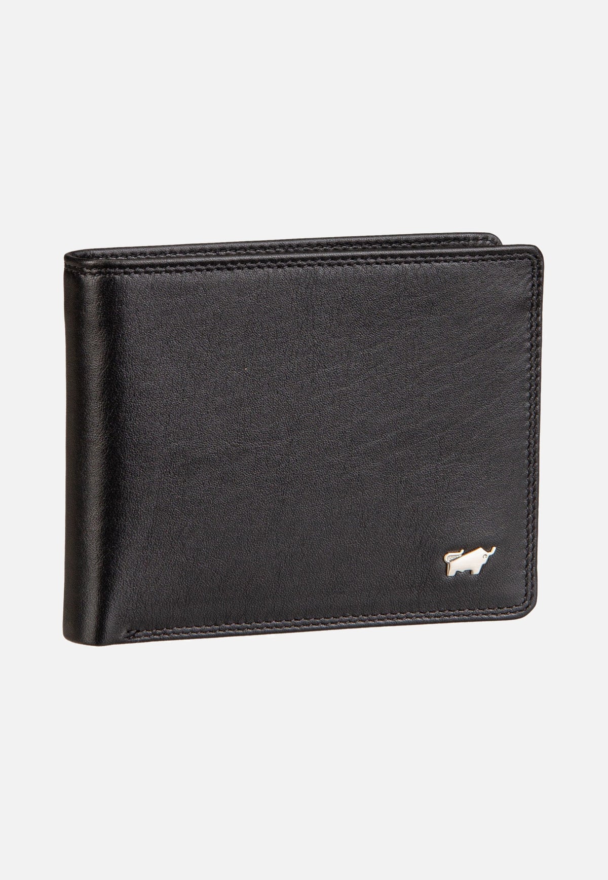 Braun Büffel Golf RFID Coin Wallet 4+3Cs Black Portemonnaie