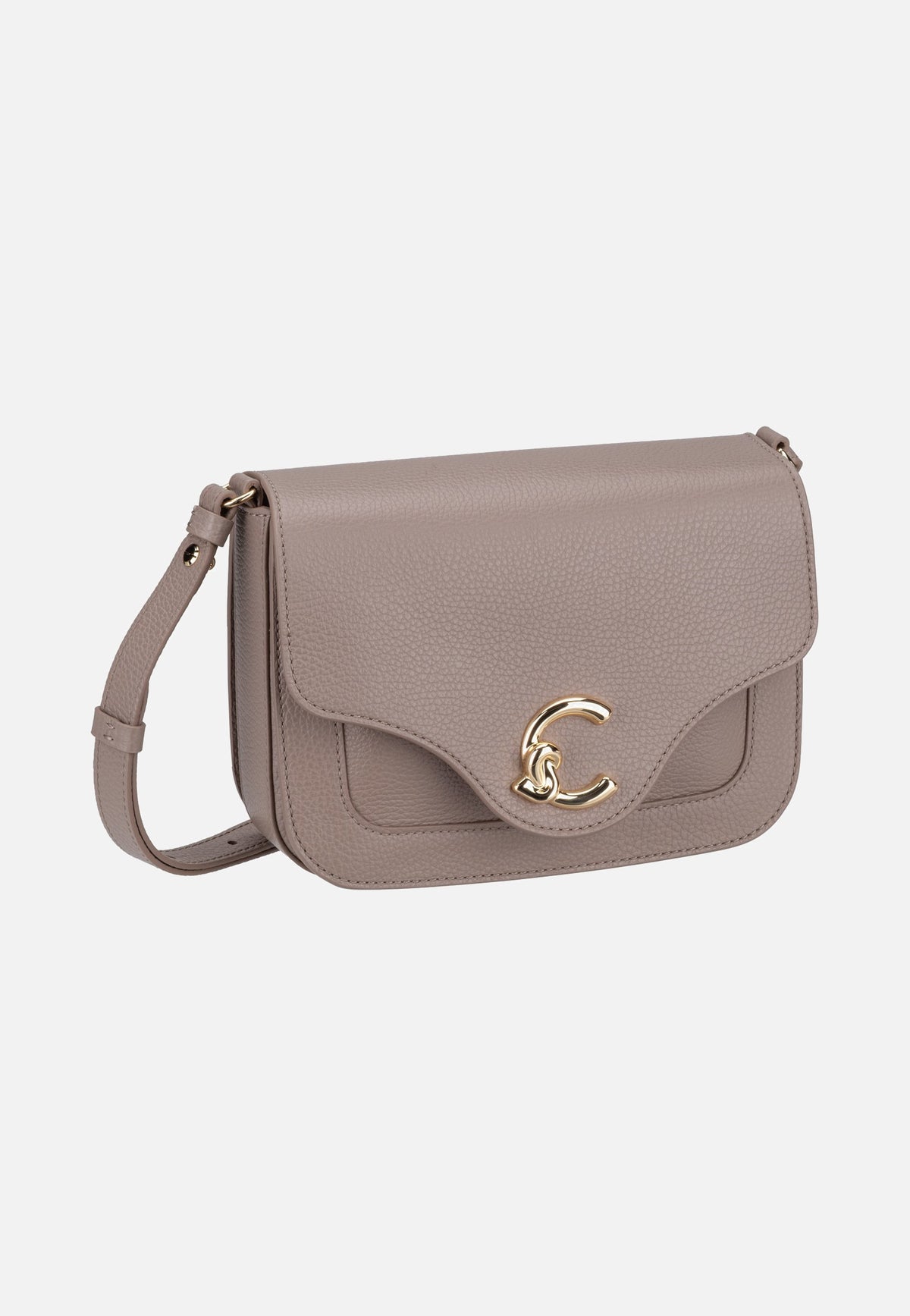 Coccinelle C-Me 1501 Warm Taupe Crossbody Bag