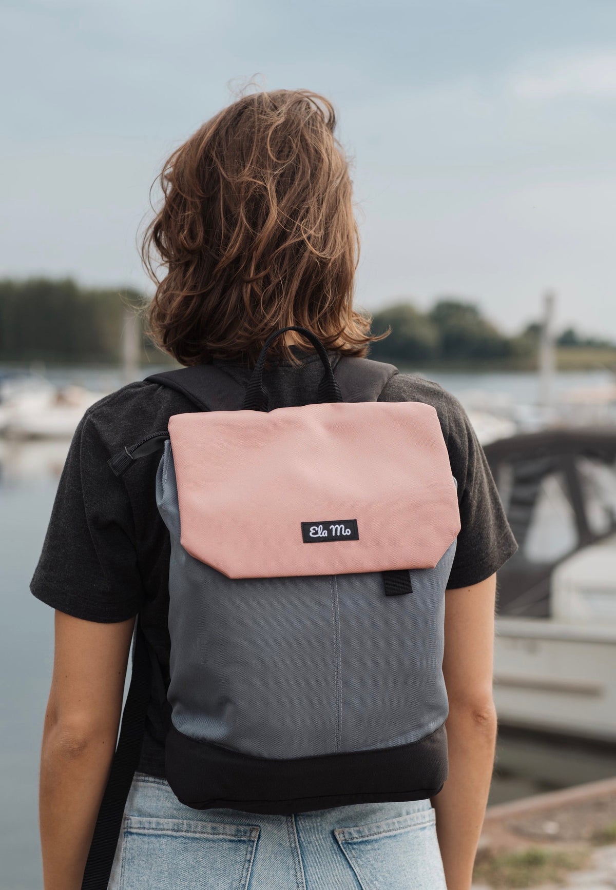 Ela Mo Daypack Salmon Rucksack