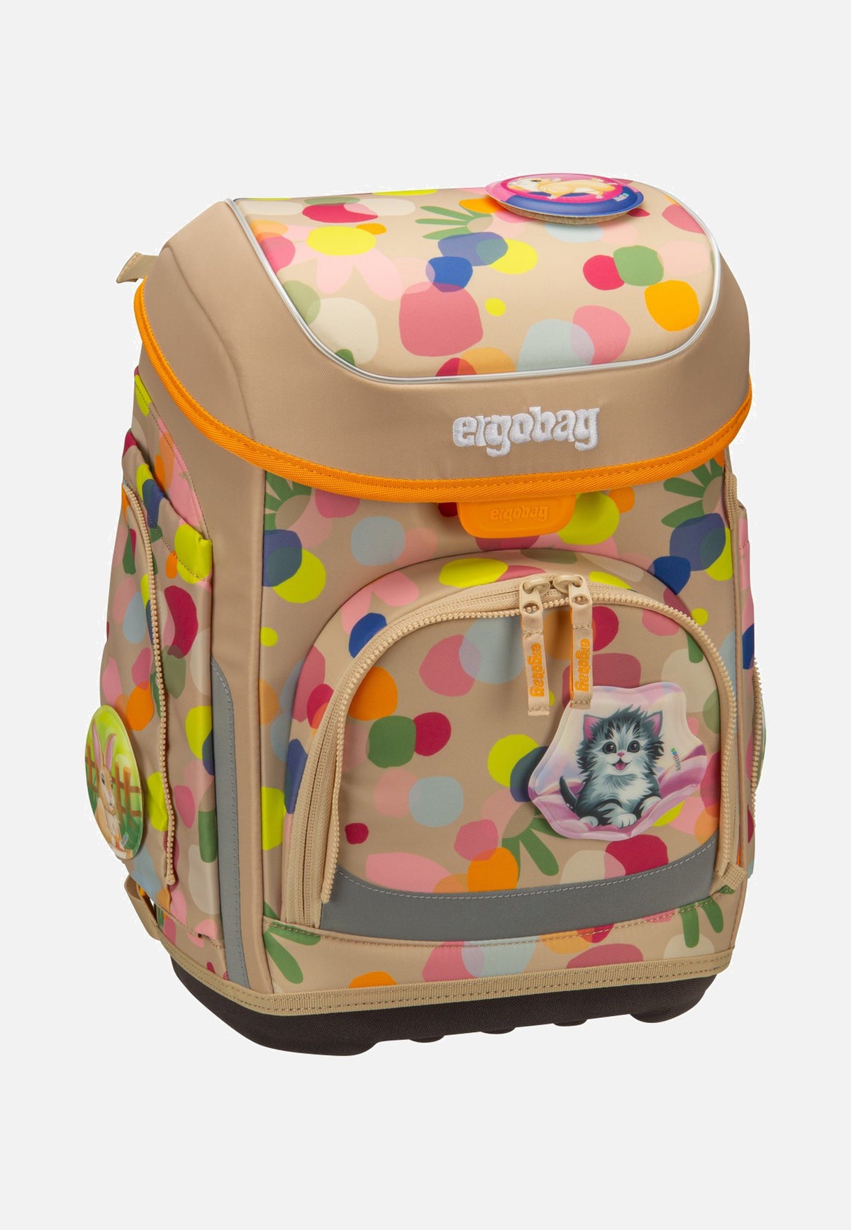 ergobag cubo Set Flower PowBär Schulranzen