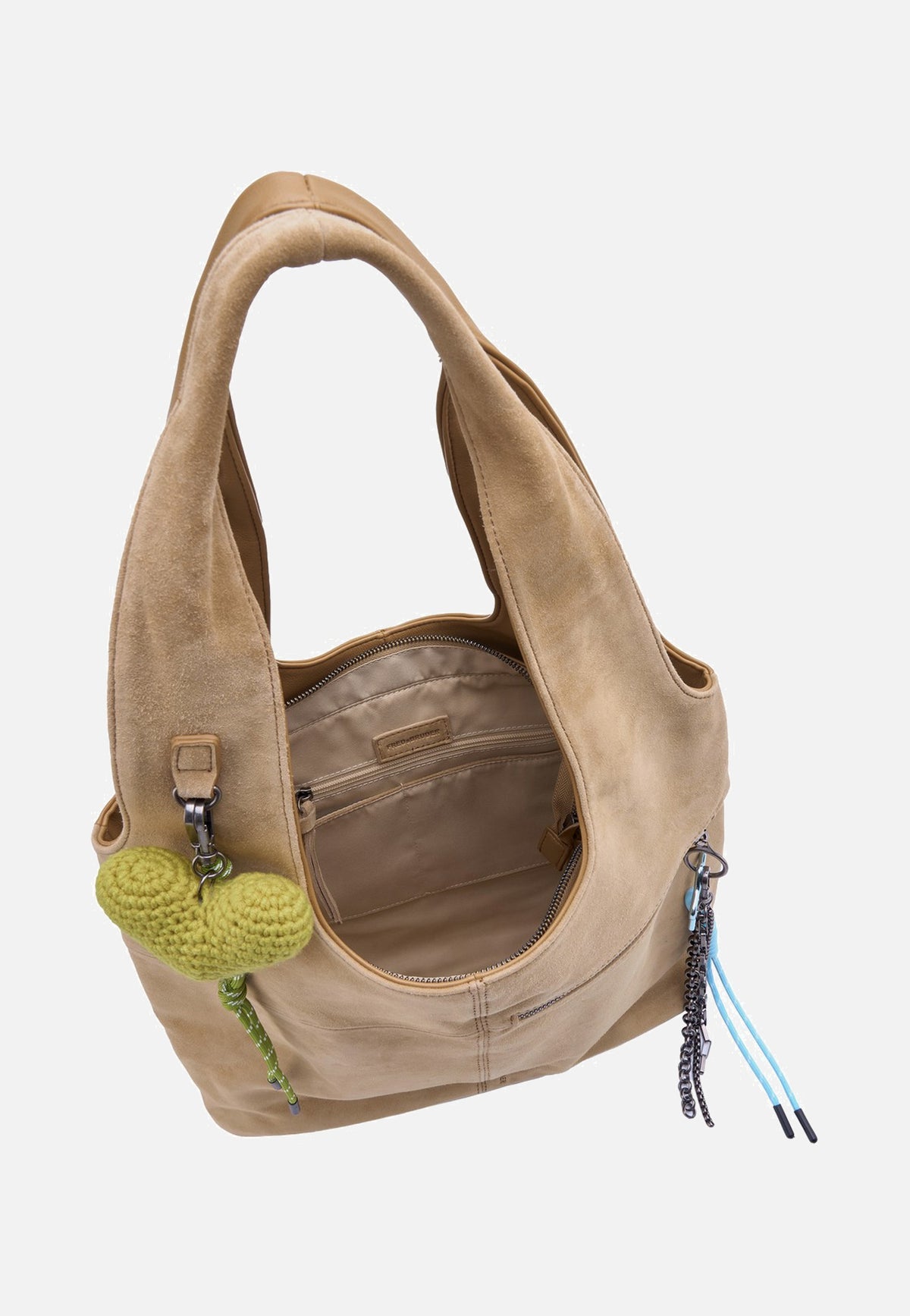 Fredsbruder Beautiful Mess Hobo Dark Sand Hobo Bag