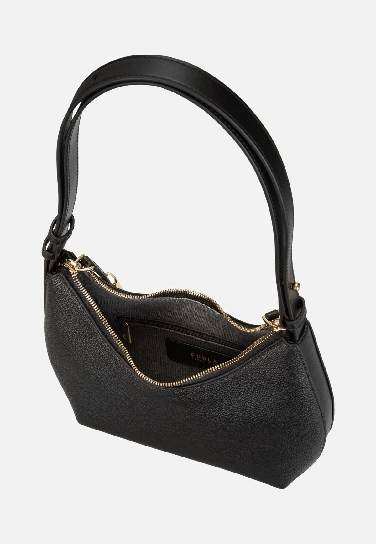 Furla Goccia S Shoulder Bag Nero Nero Shoulder Bag