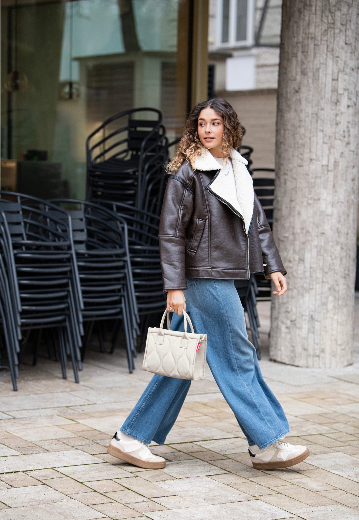 reisenthel Daily Shopper XS Puffer Stone Tote Bag
