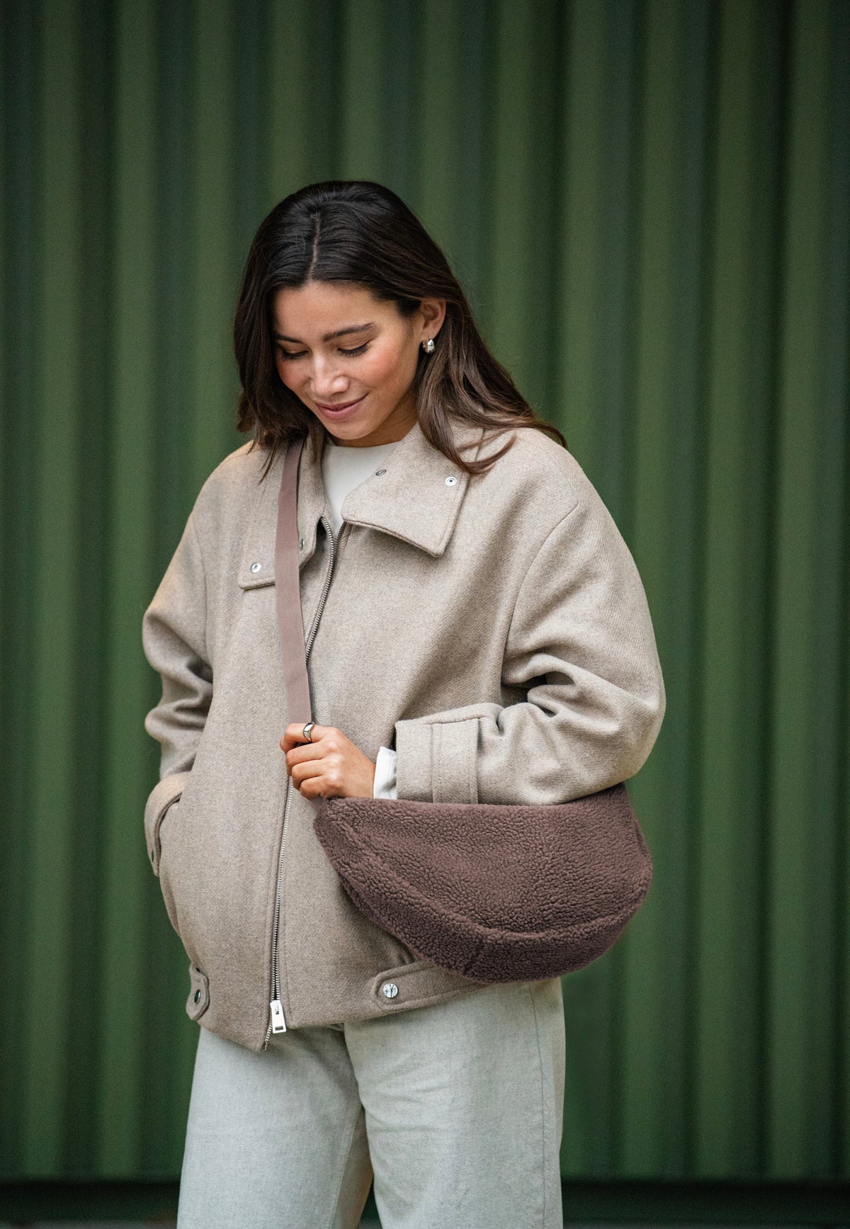 reisenthel Moonbag S Teddy Chocolate Sling Bag