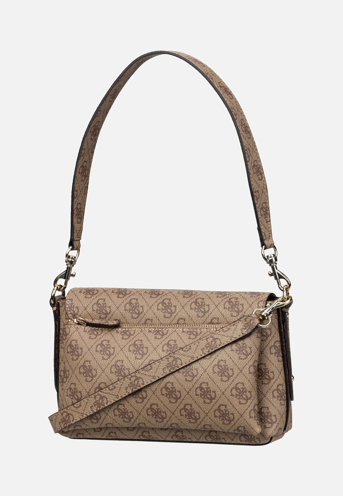 Guess Brenton Flap Logo 48190 Latte Schultertasche