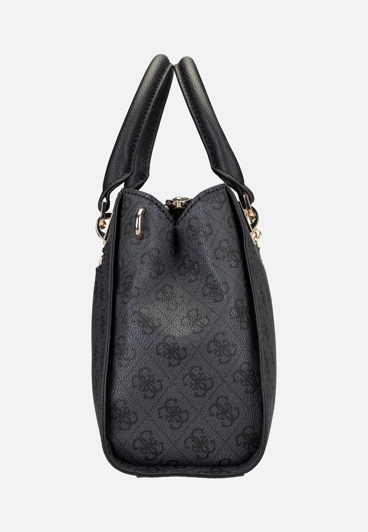 Guess Noelle II Luxury SAT 72070 Logo Coal Henkeltasche