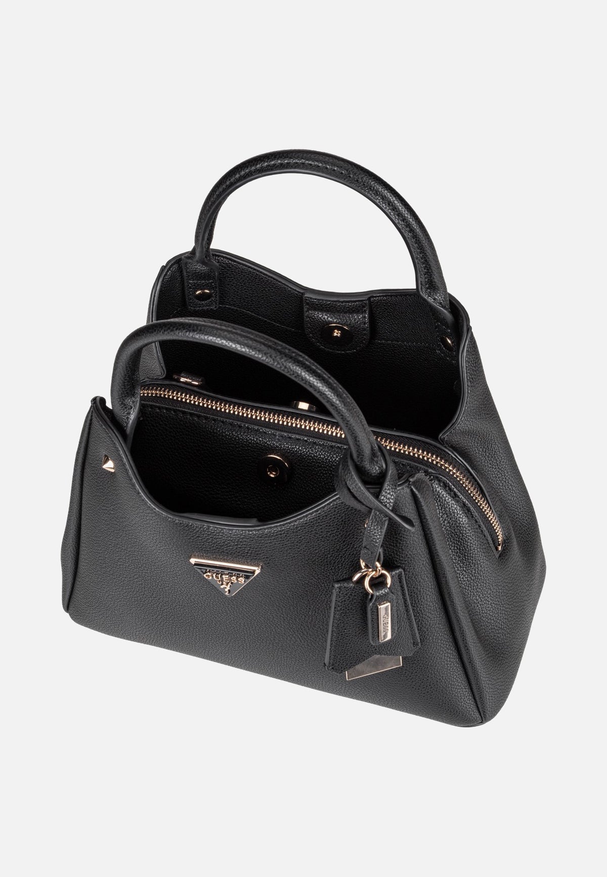 Guess Meridian II Small Girlfriend Carryall 74050 Black Satchel