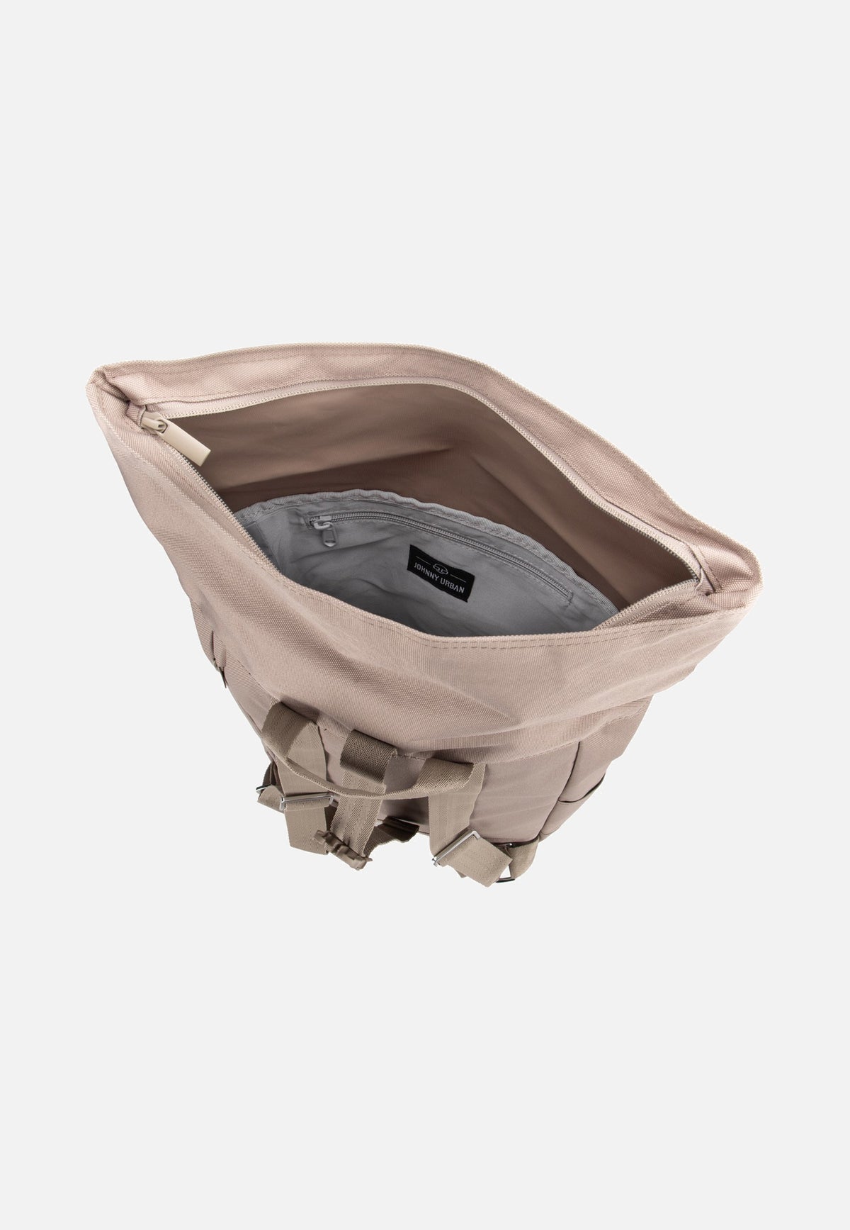 Johnny Urban Robin Small Desert Grey Rolltop Rucksack