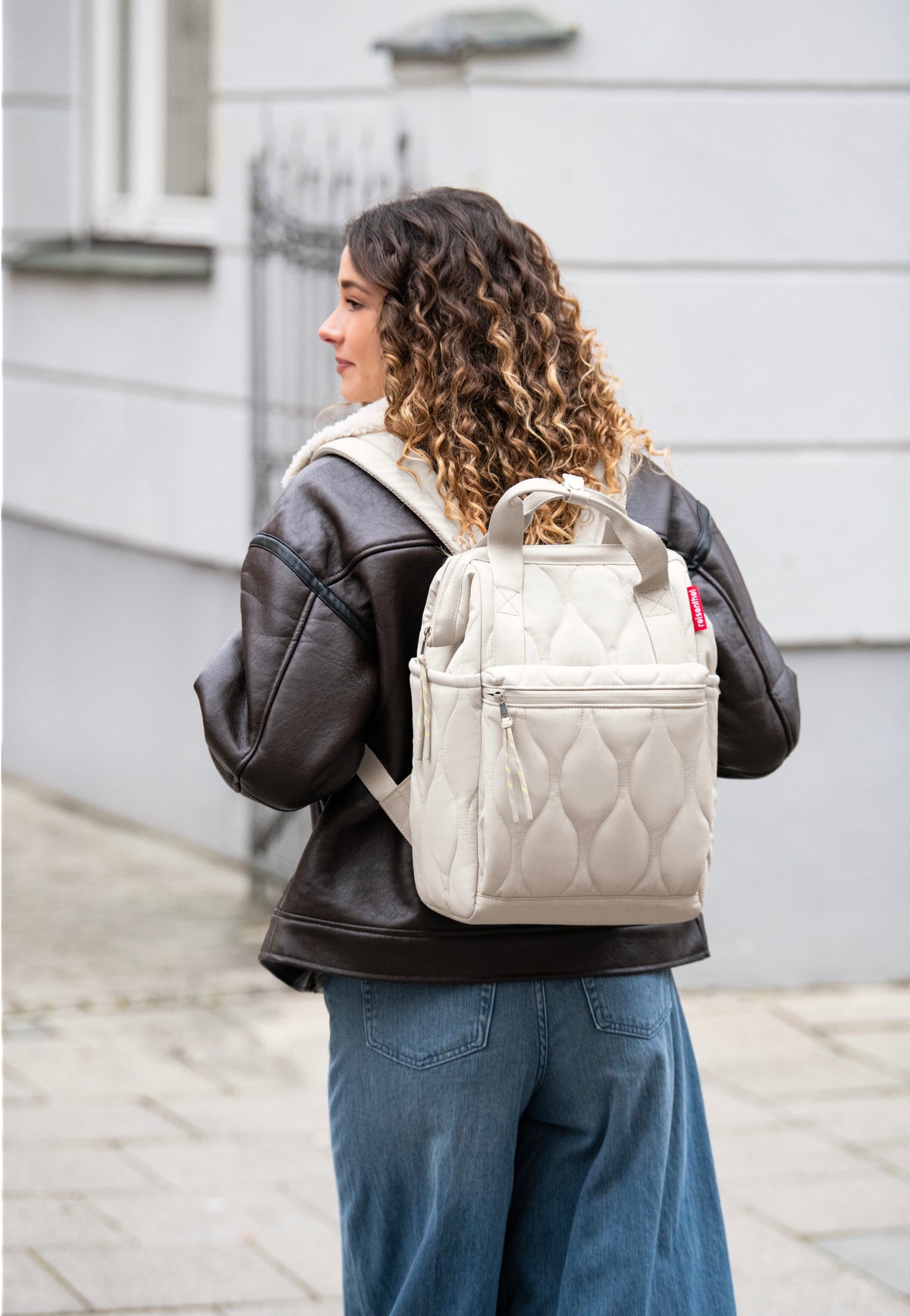 reisenthel Allrounder R Puffer Stone Rucksack