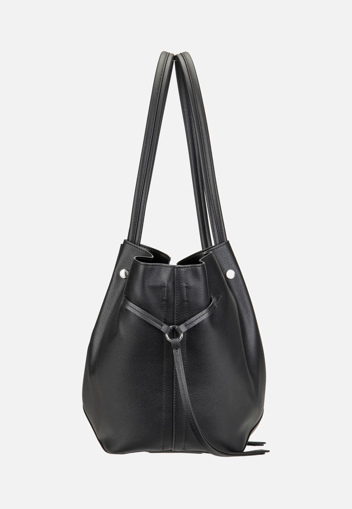 Karl Lagerfeld K/Pierced MD Tote Black-Nickel Shopper