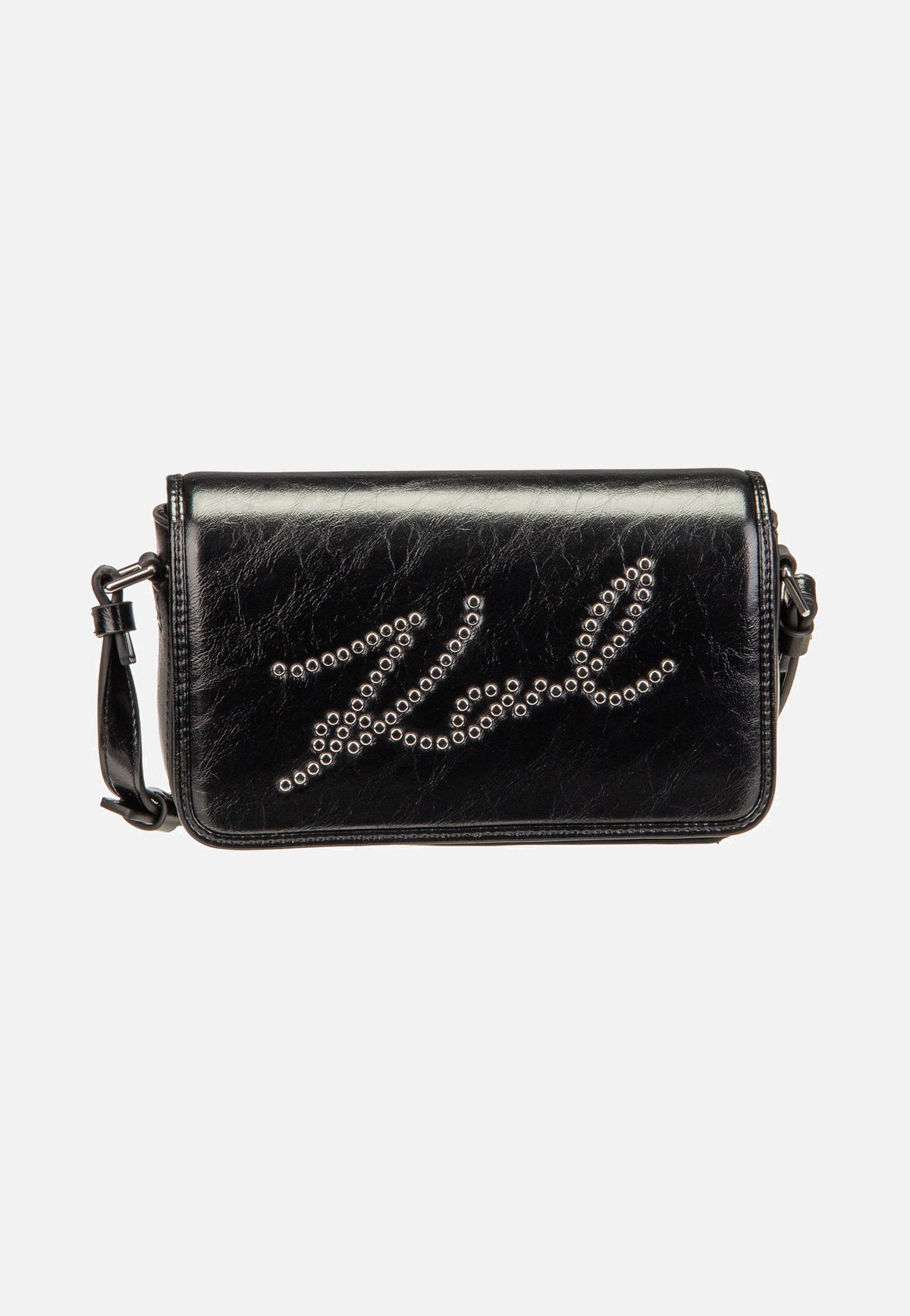 Karl Lagerfeld K/Skuare Flap CB Studs 30304 Black/Nickel Crossbody Bag
