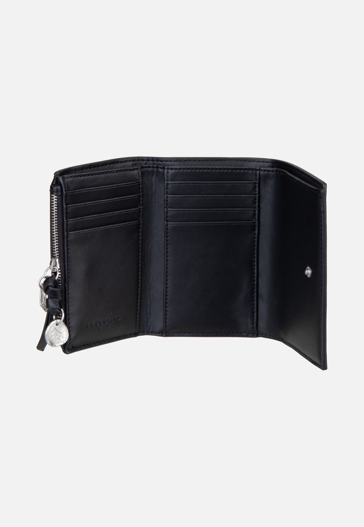 Liebeskind Berlin Capri Linn Cow Natural Black Portemonnaie