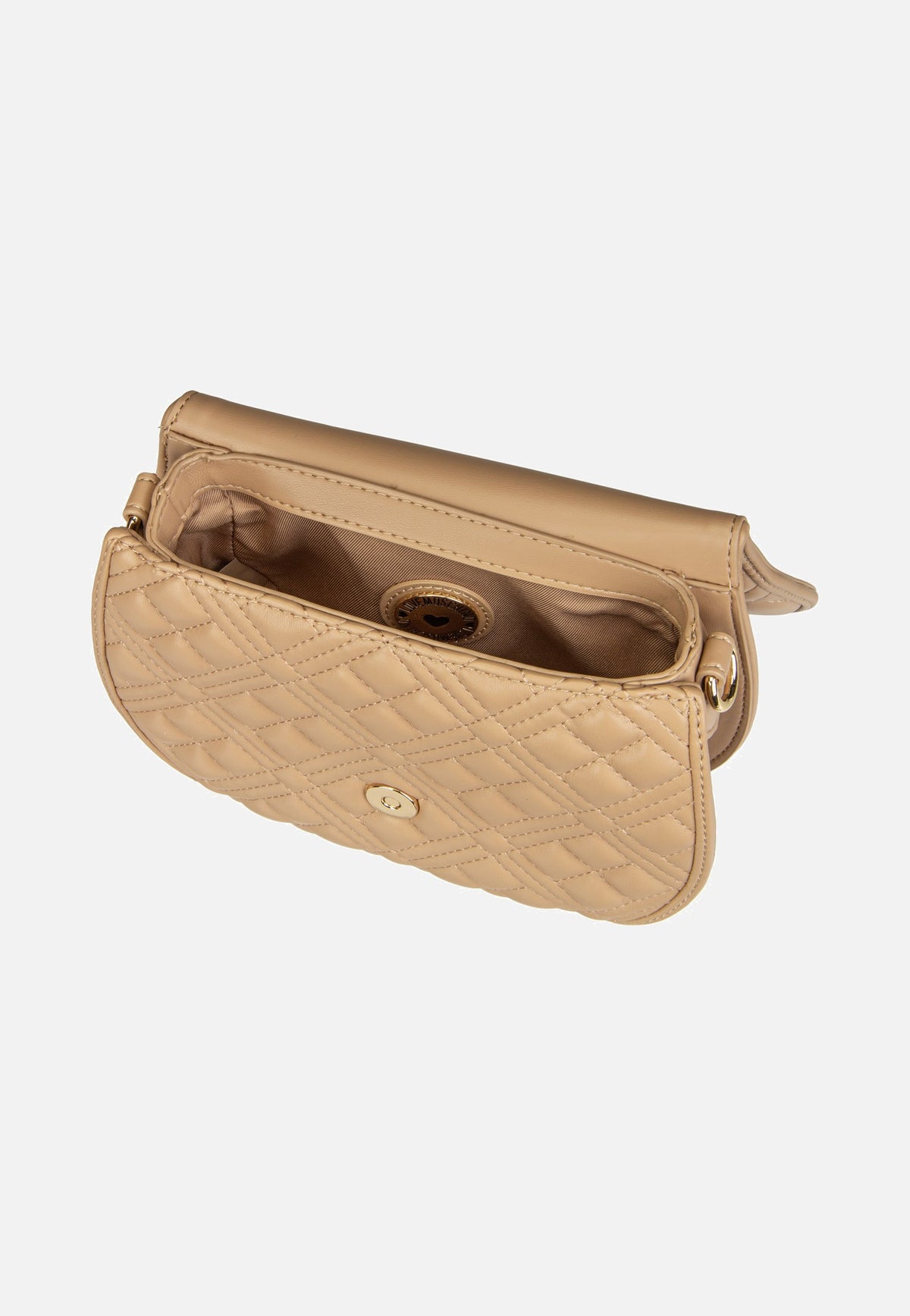 Love Moschino Quilted Bag 4112 Beige Umhängetasche