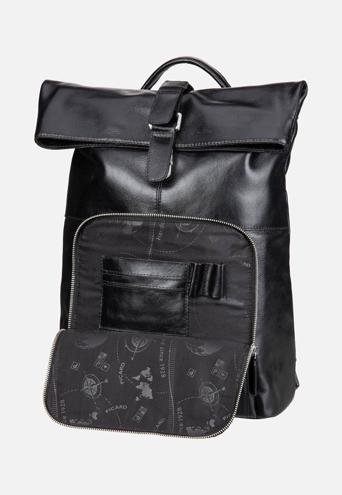 Picard Buddy 5667 Schwarz Rolltop Rucksack