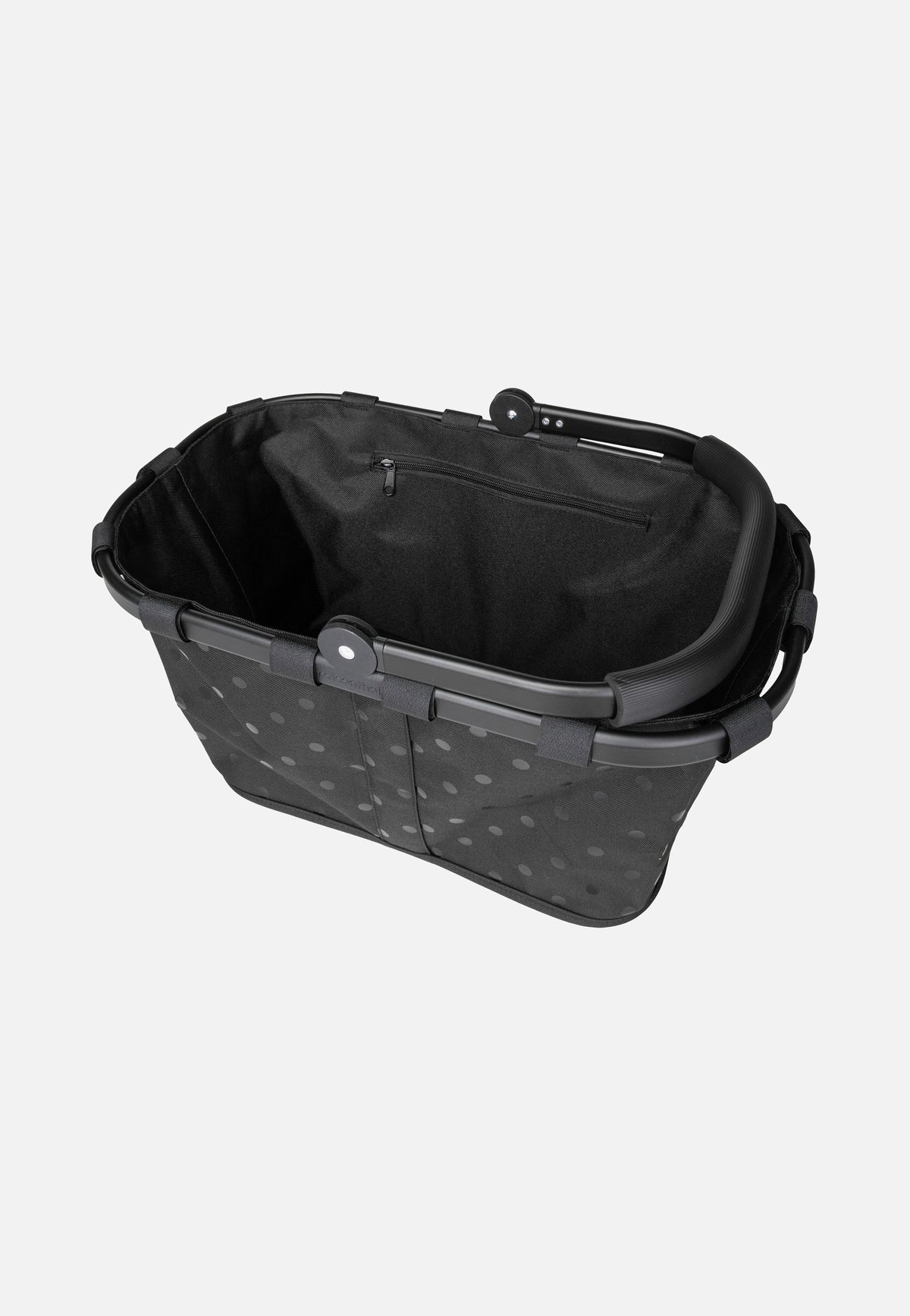 reisenthel Carrybag Frame Glossy Dots Black Einkaufskorb