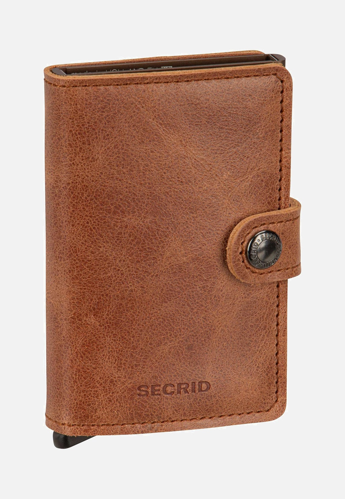 Secrid Miniwallet Vintage Cognac-Brown Portemonnaie