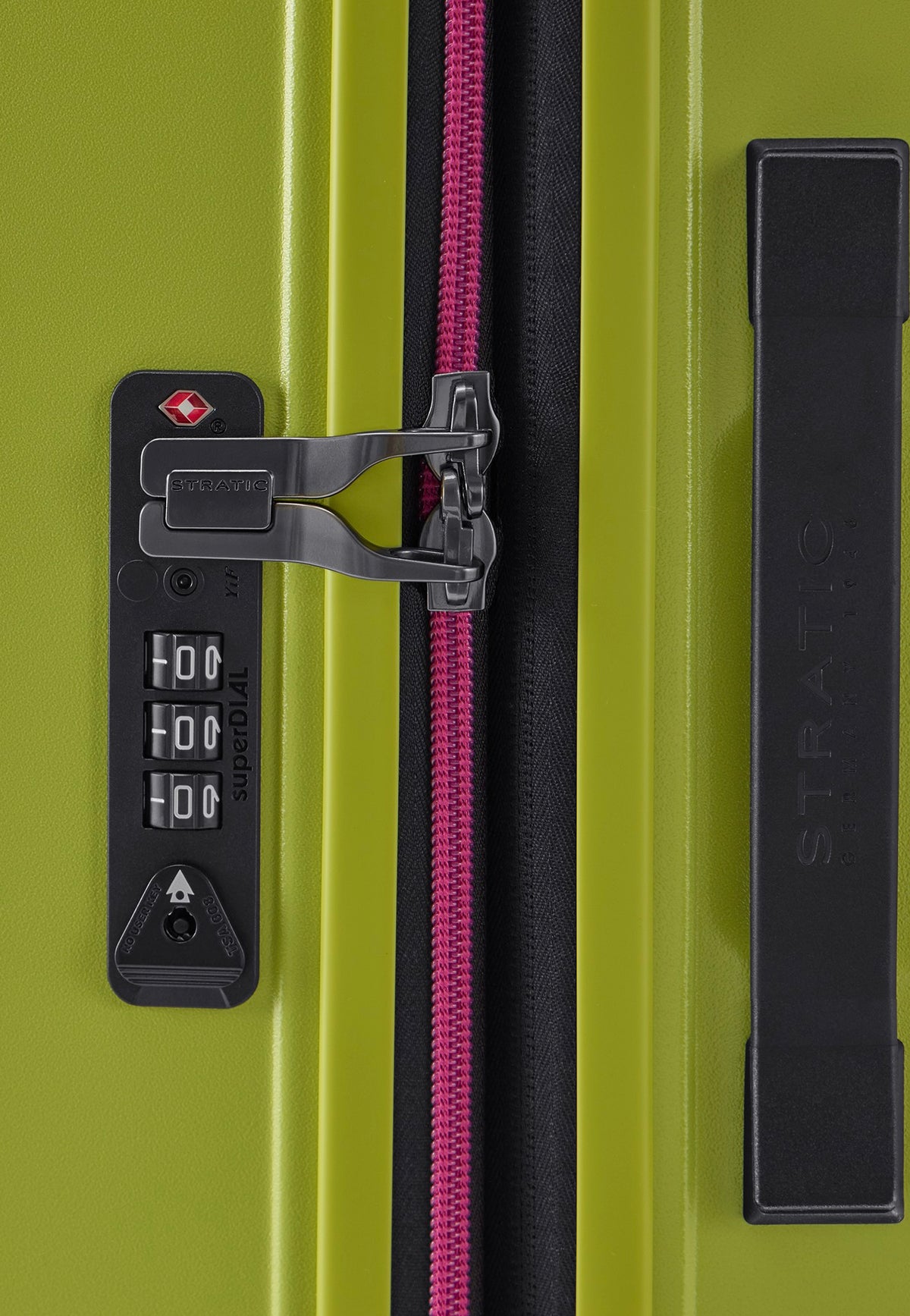 Stratic Buzz Trolley S Lime Green Koffer