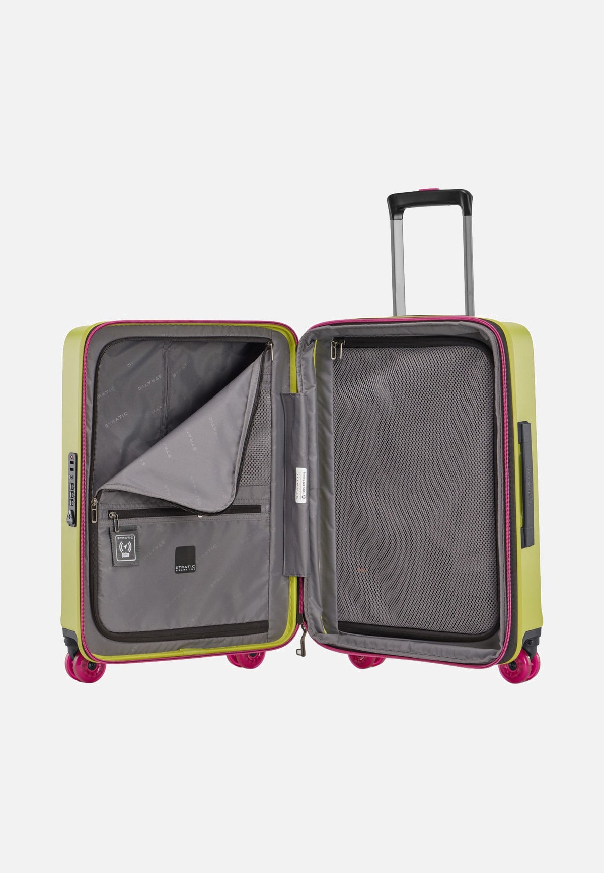 Stratic Buzz Trolley S Lime Green Koffer