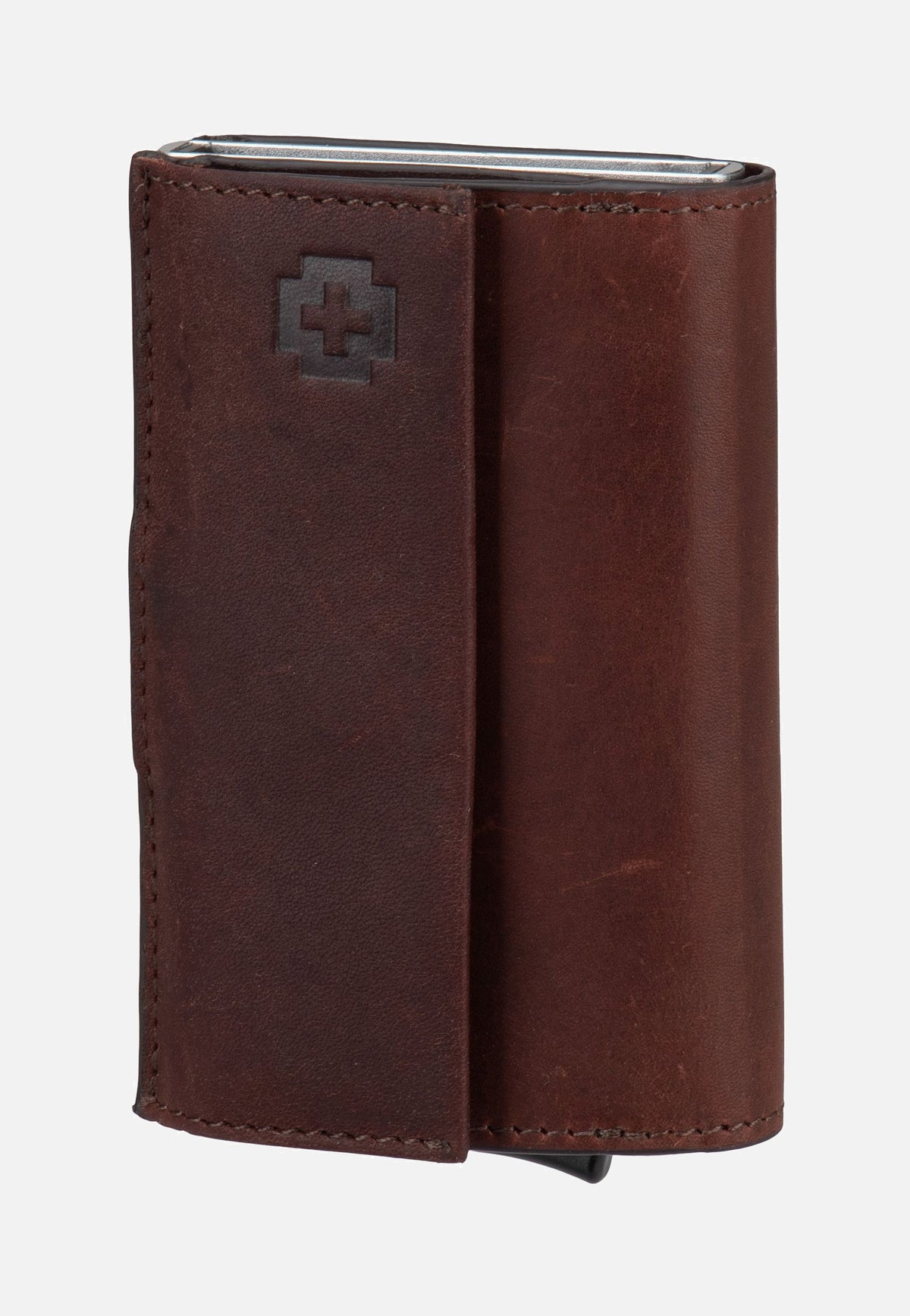 Strellson Brick Lane C Three E-cage sv8 Dark Brown Card Holder