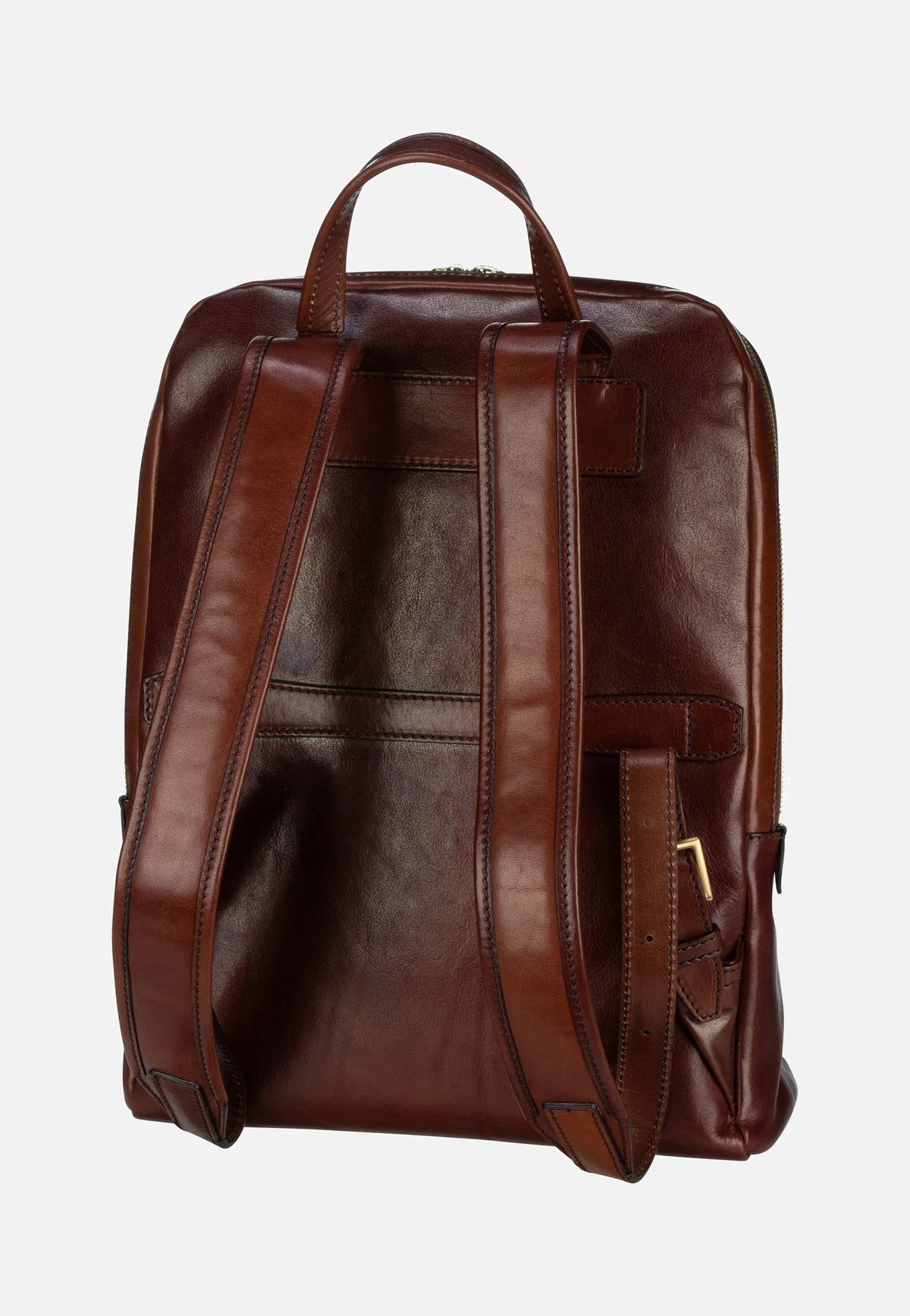 The Bridge Story Uomo 4810 Marrone/Oro Rucksack