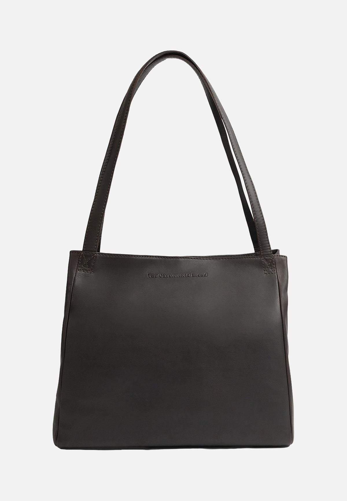 The Chesterfield Brand Lioren 1450 Brown Schultertasche