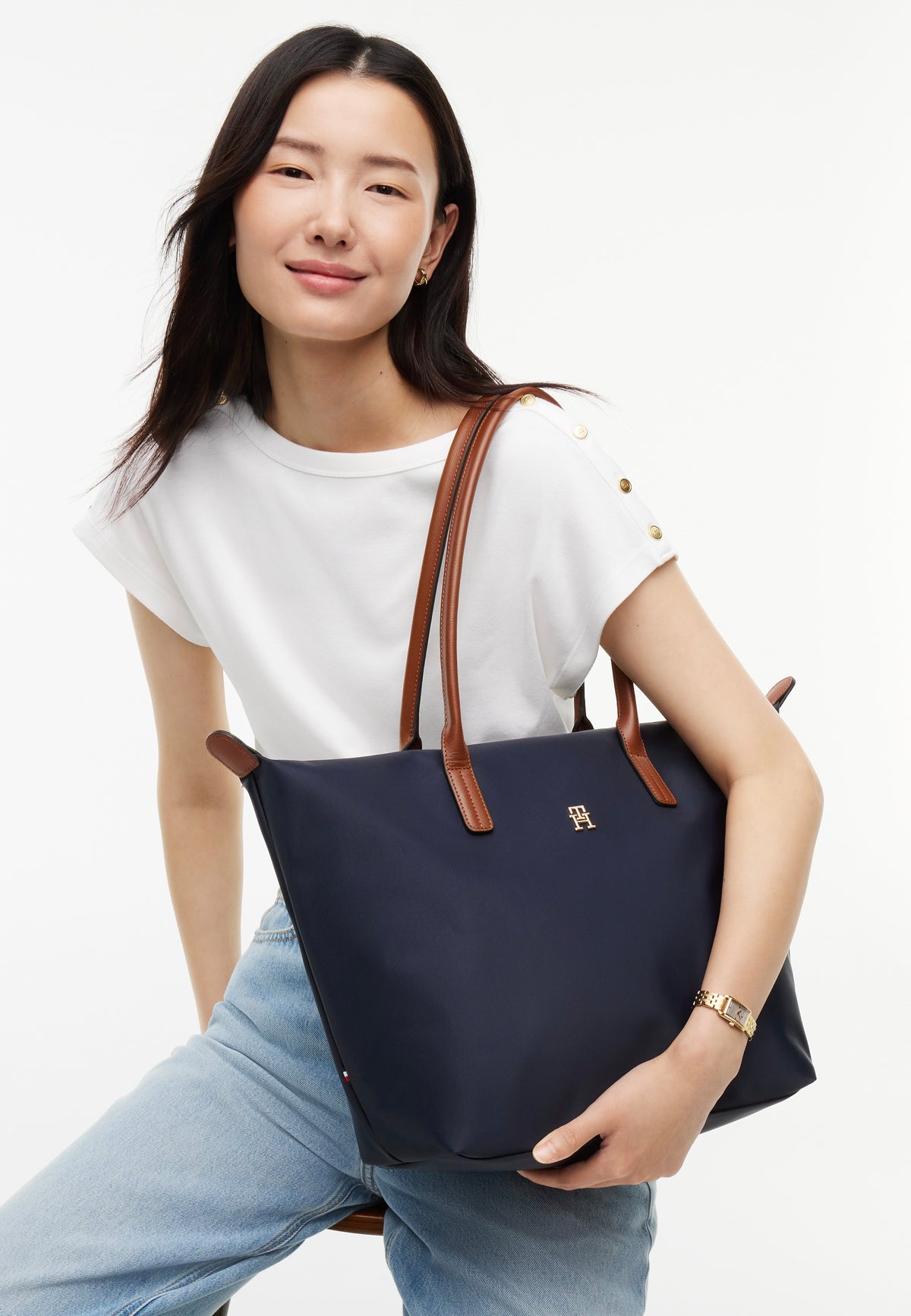 Tommy Hilfiger Popette Tote Space Blue Shopper