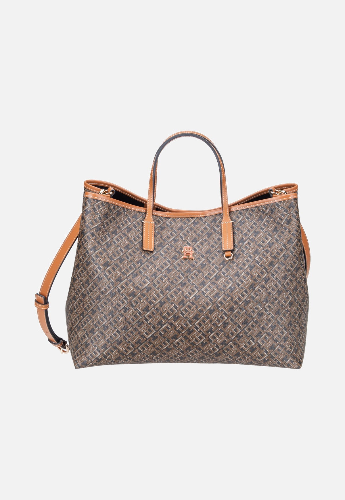 Tommy Hilfiger TH Monoplay Satchel Black Mix Satchel