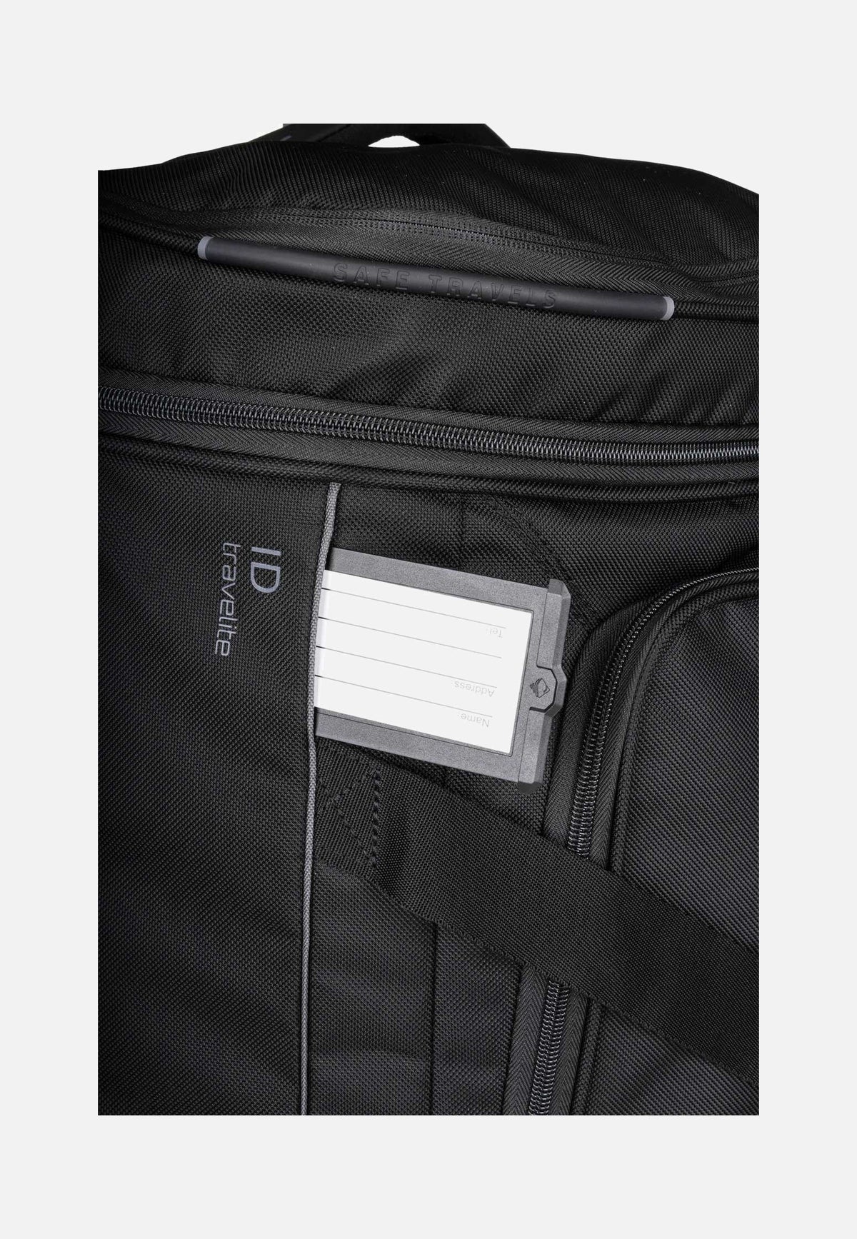 travelite Crosslite M Schwarz Reisetasche mit Rollen