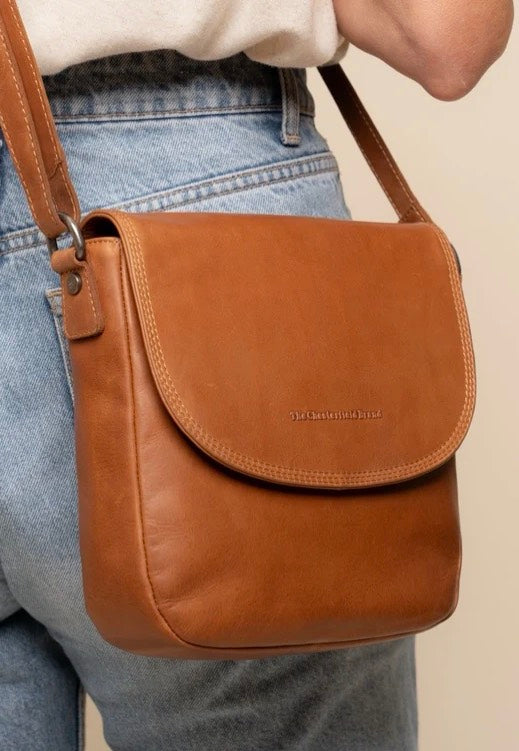 The Chesterfield Brand Vayana 1448 Cognac Schultertasche