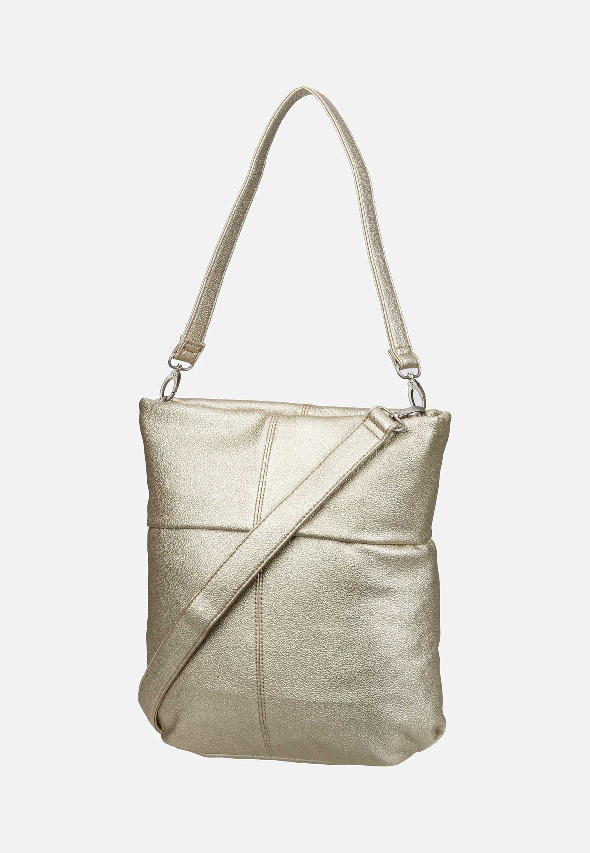 zwei Mademoiselle M12 Gold Hobo Bag