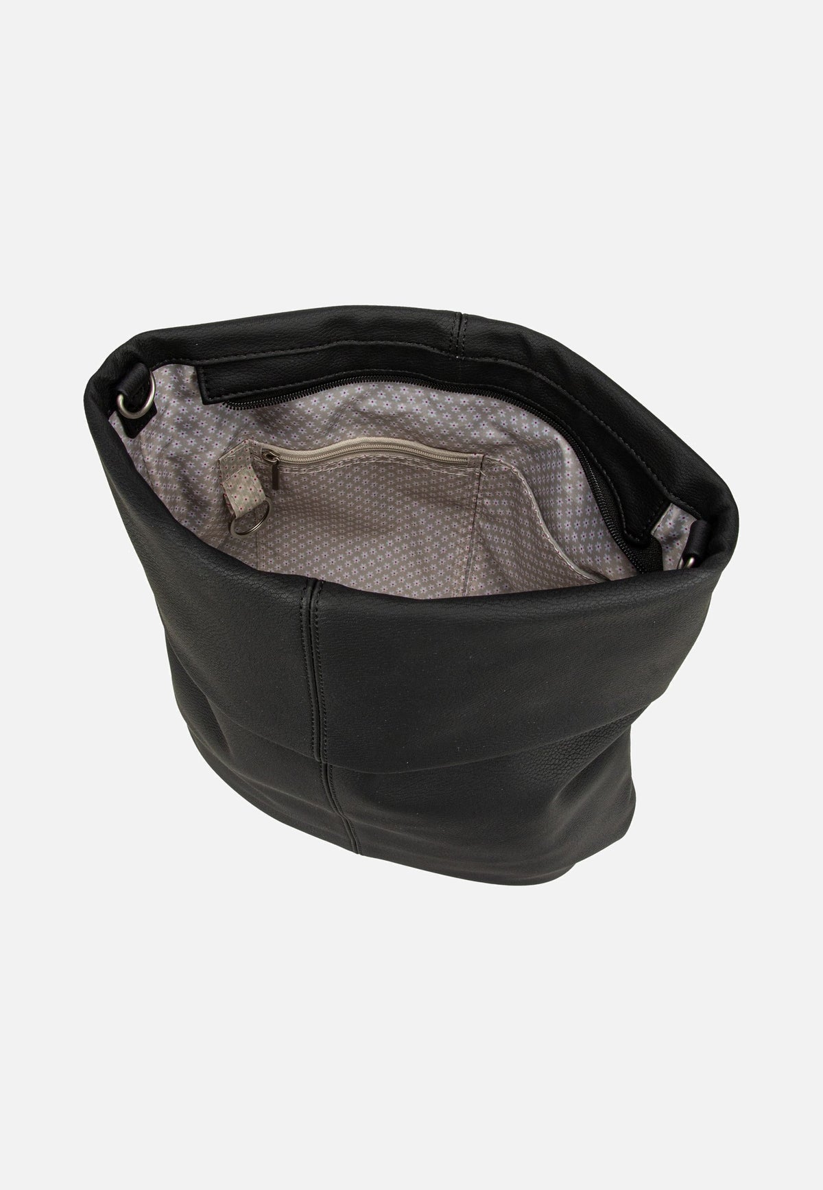 zwei Mademoiselle M12 Nubuk/Black Hobo Bag