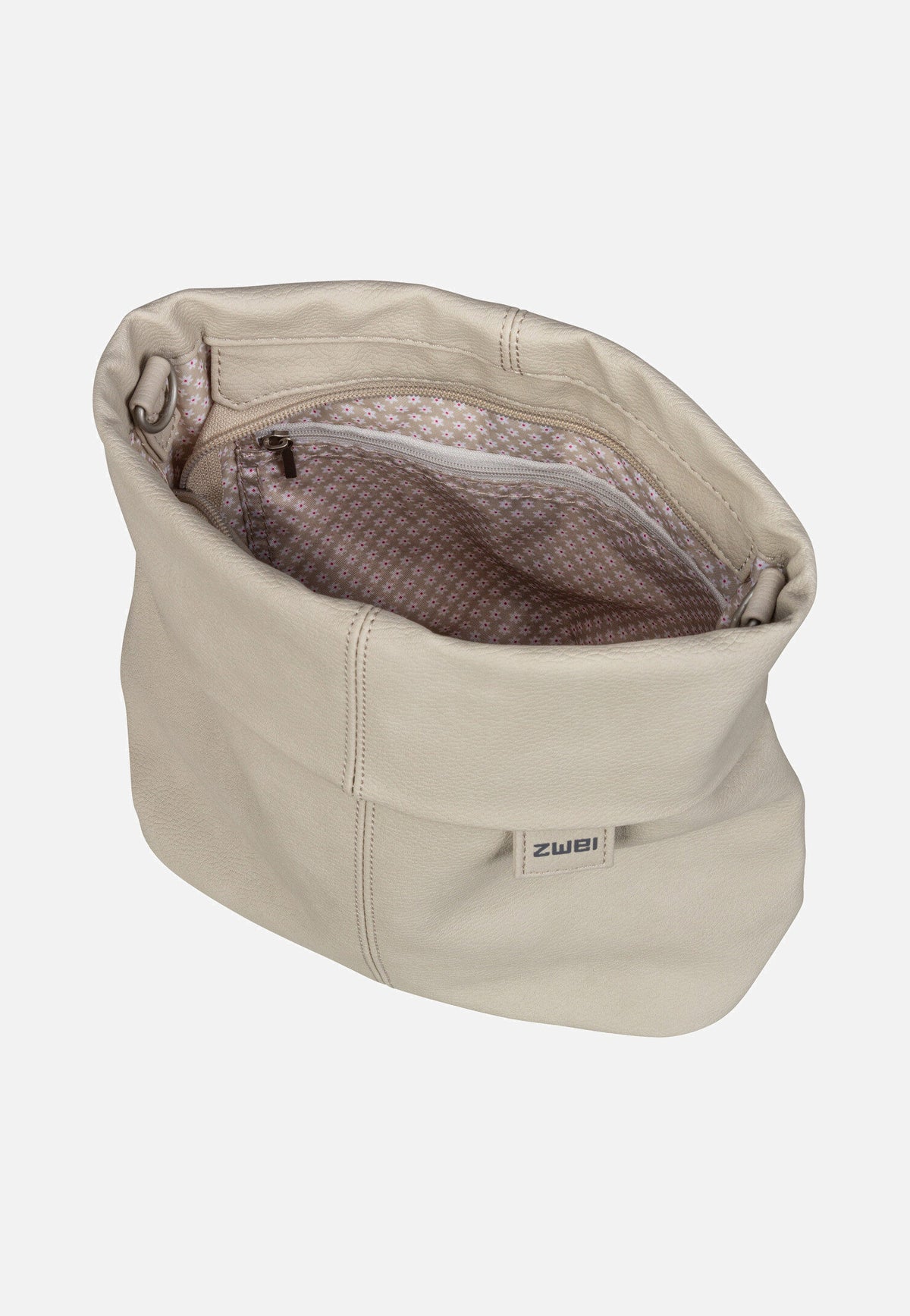 zwei Mademoiselle M8 Nubuk/Linen Beuteltasche