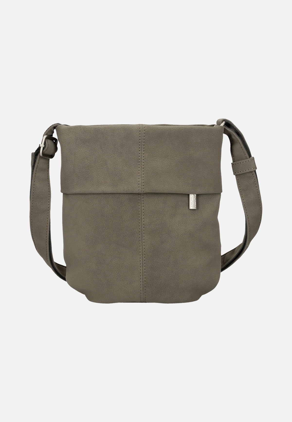 zwei Mademoiselle M45 Nubuk/Mud Crossbody Bag
