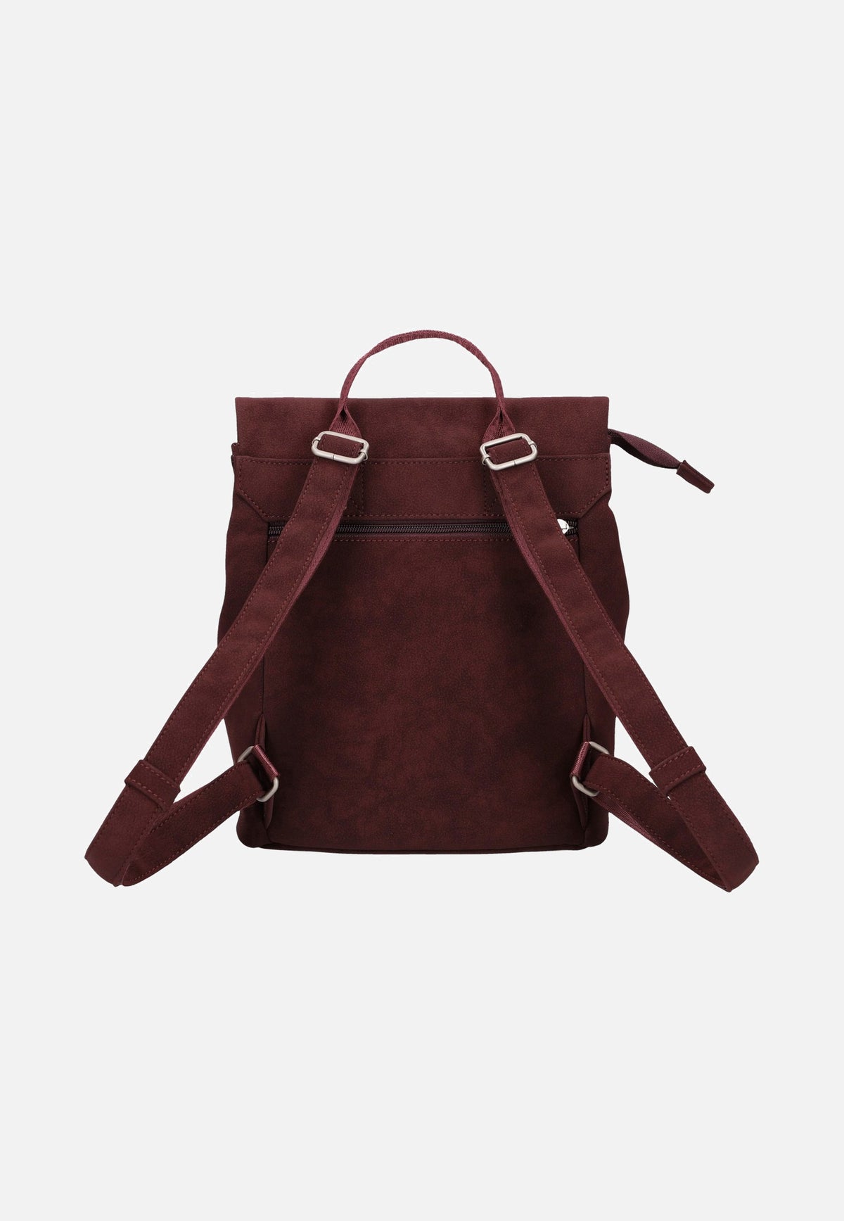 zwei Mademoiselle MR8 Nubuk/Bordeaux Rucksack