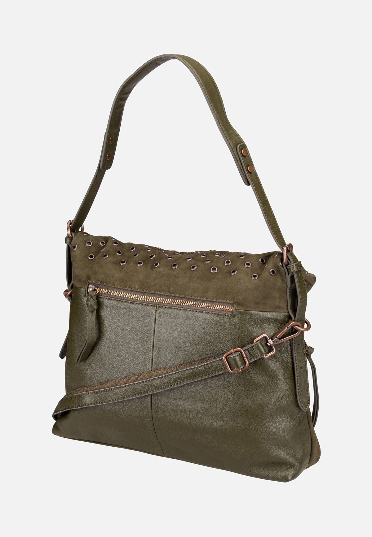 Fredsbruder Hey You Rock 270-3695 Olive Schultertasche