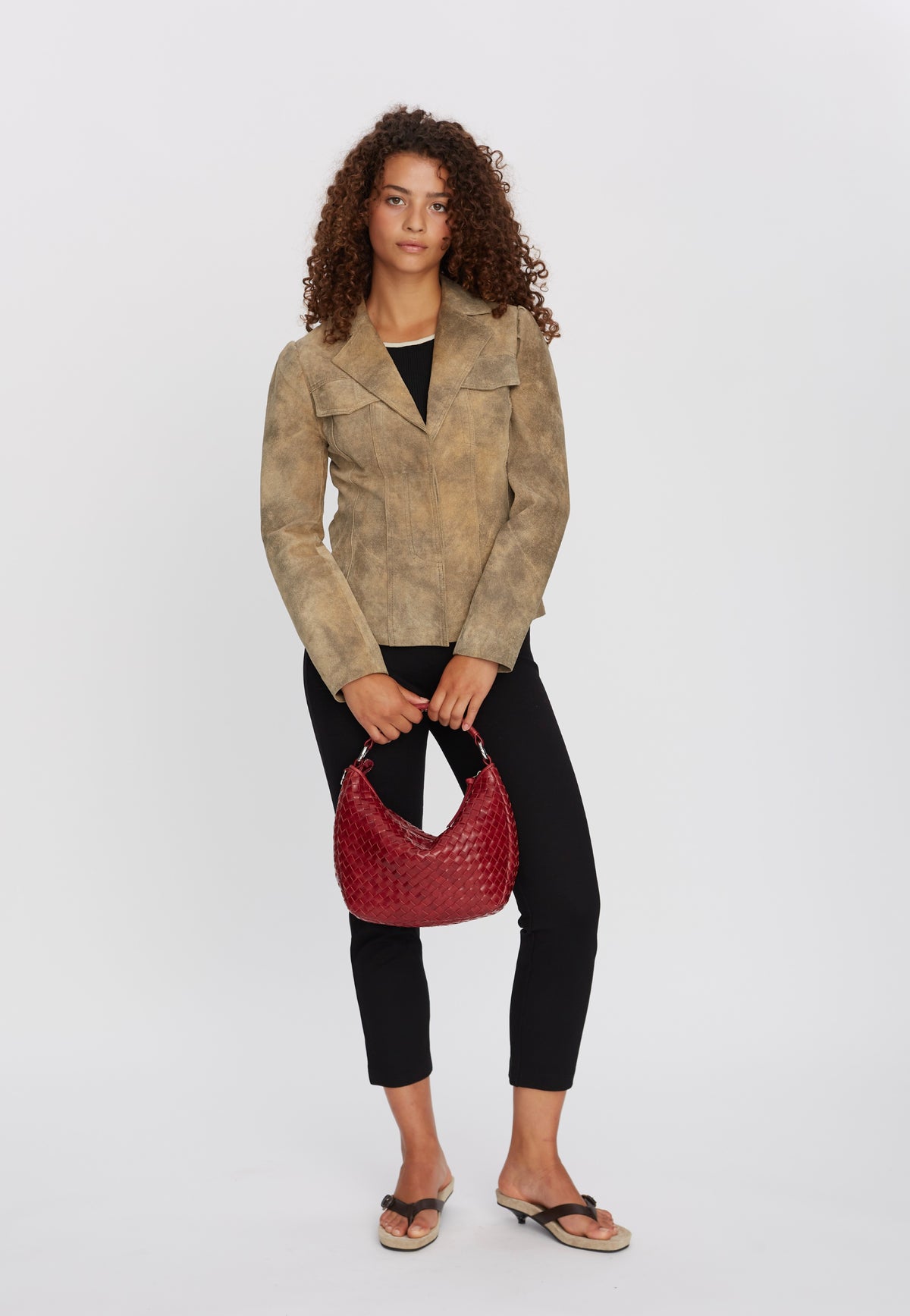 Adax Salerno Marlin Amaretto Hobo Bag