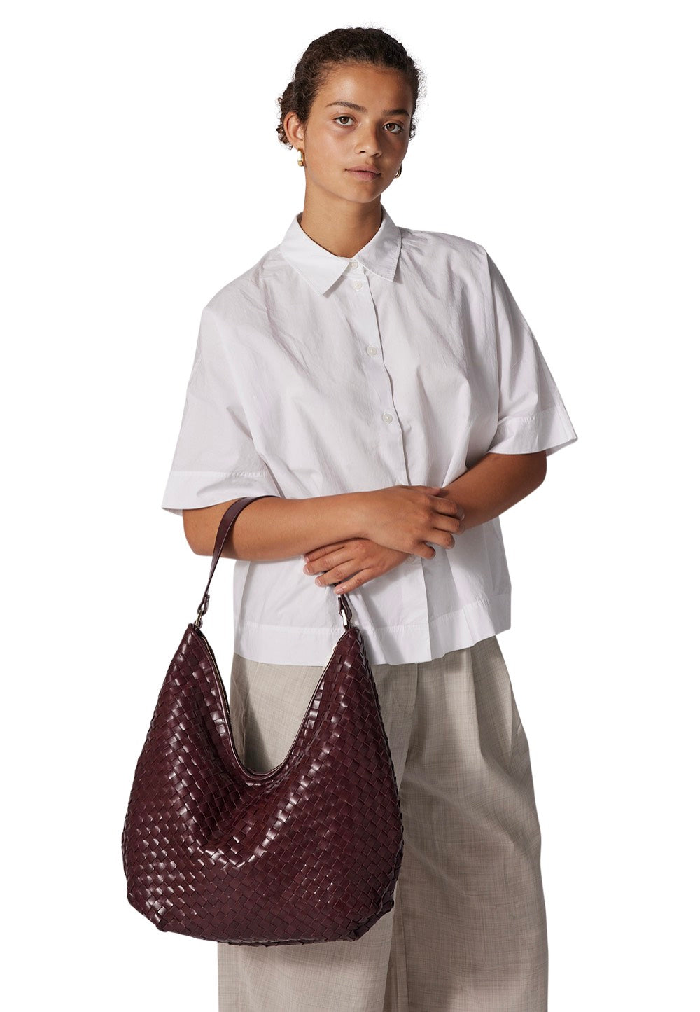 Adax Salerno Mindy Barolo Hobo Bag