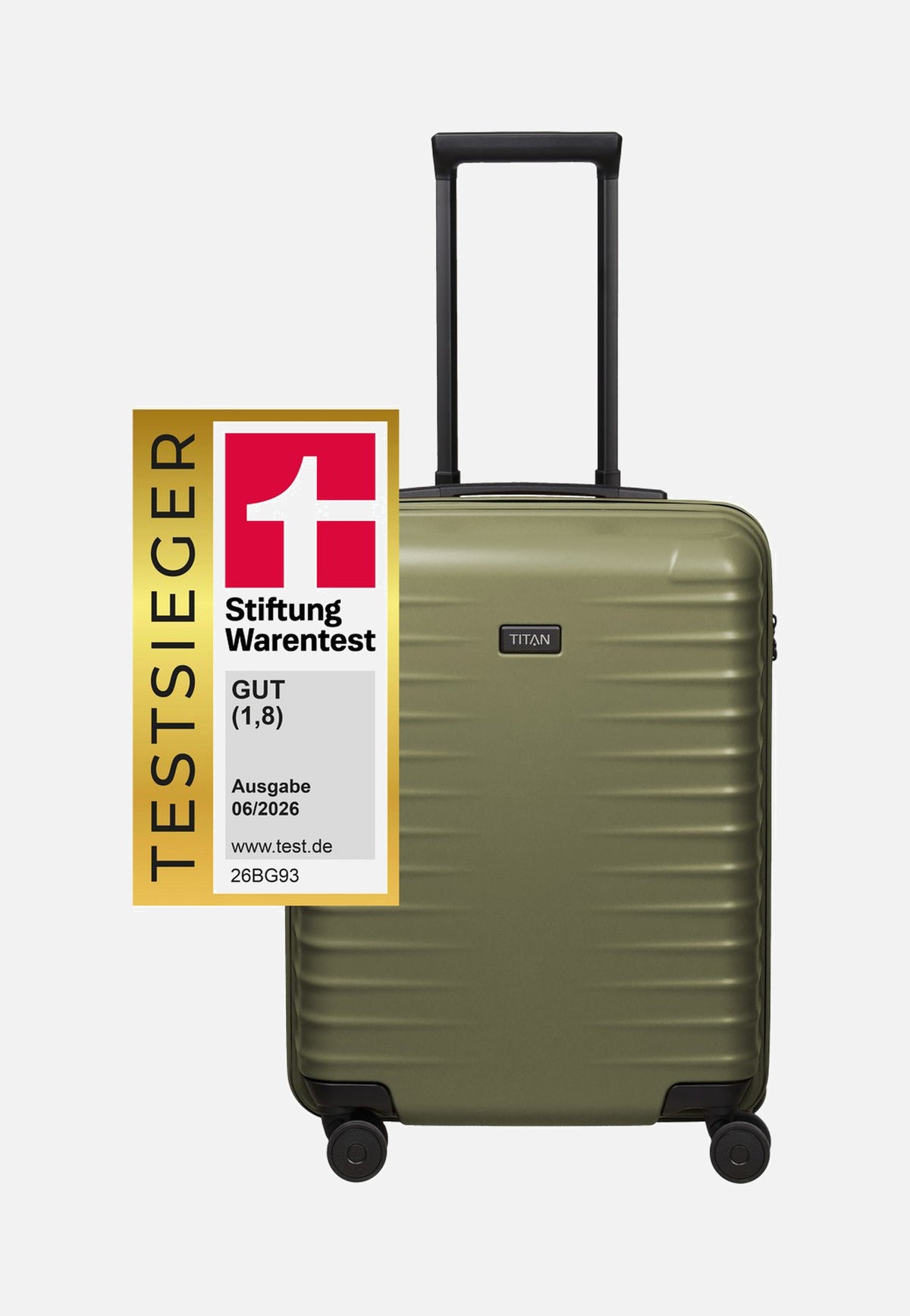 Titan UPGRADE 4w Trolley S20 Forest Green Koffer