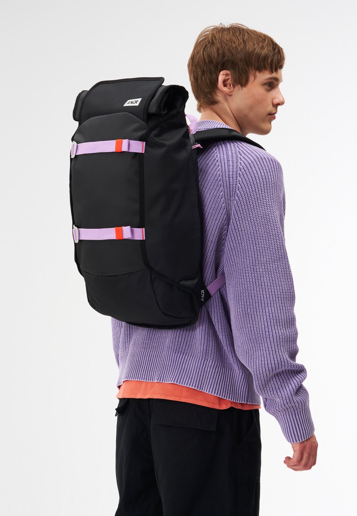 AEVOR Trip Pack Proof Dual Dip Violet Rush Rolltop Rucksack