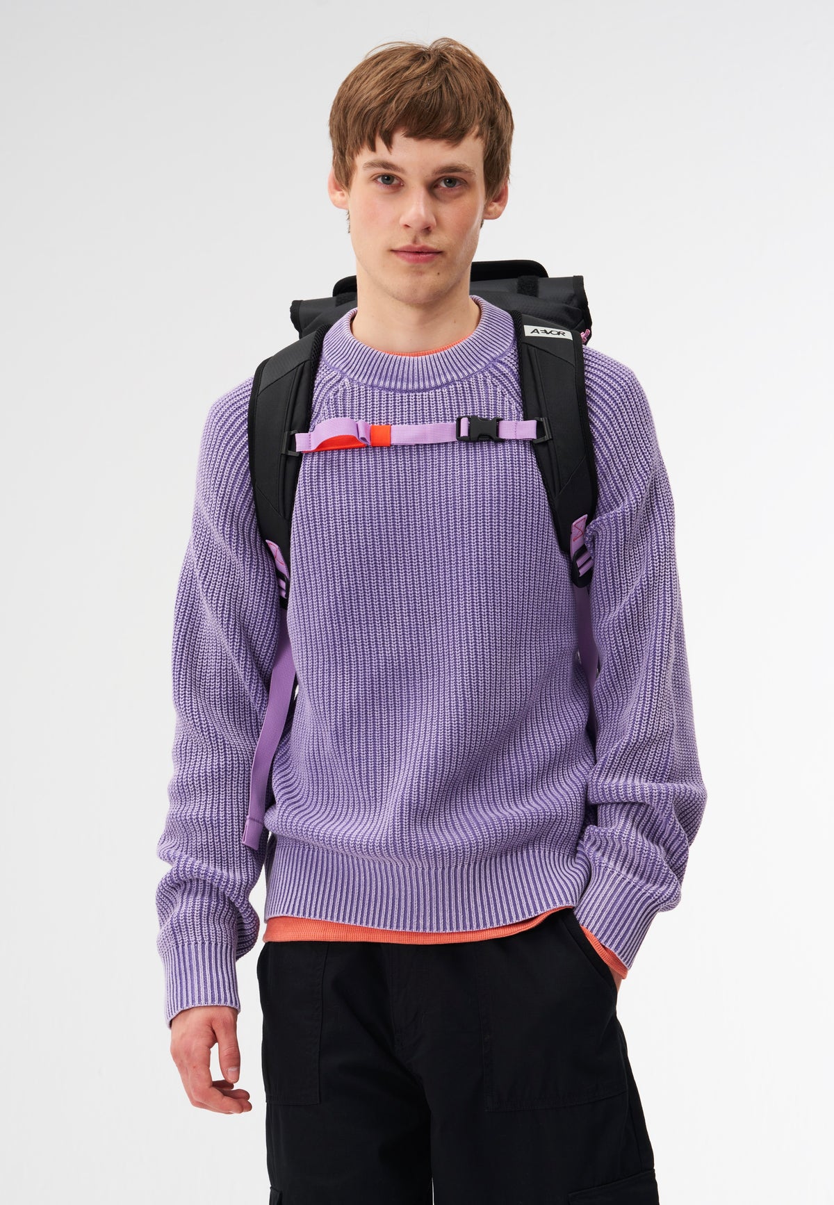 AEVOR Trip Pack Proof Dual Dip Violet Rush Rolltop Rucksack