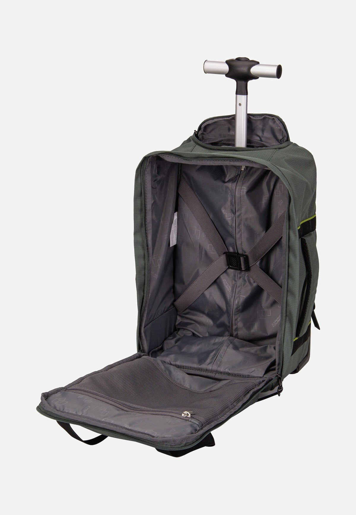 American Tourister Take2Cabin Backpack/WH S Dark Forest Rucksack-Trolley