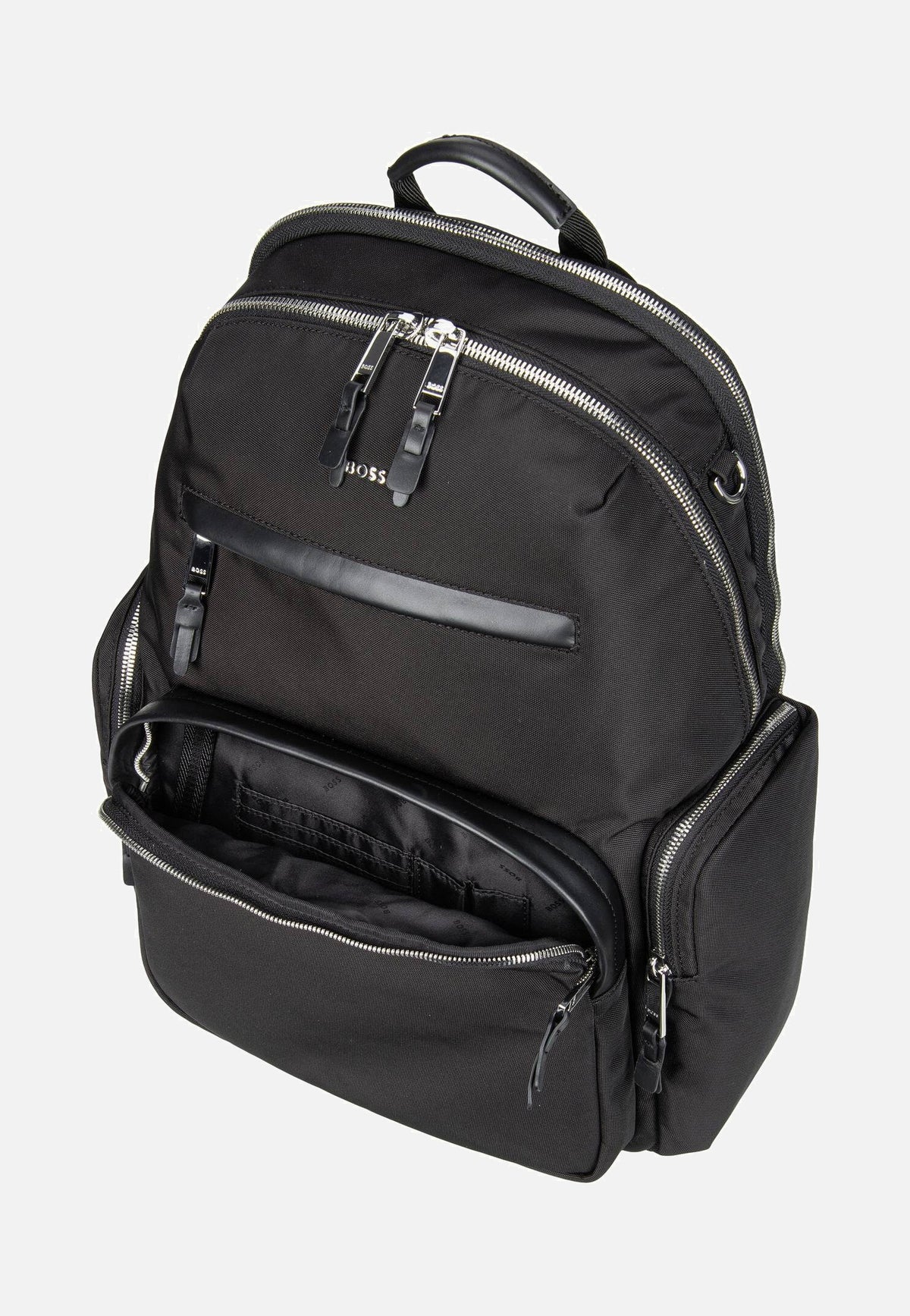 BOSS Highway Backpack 50536485 Black Rucksack