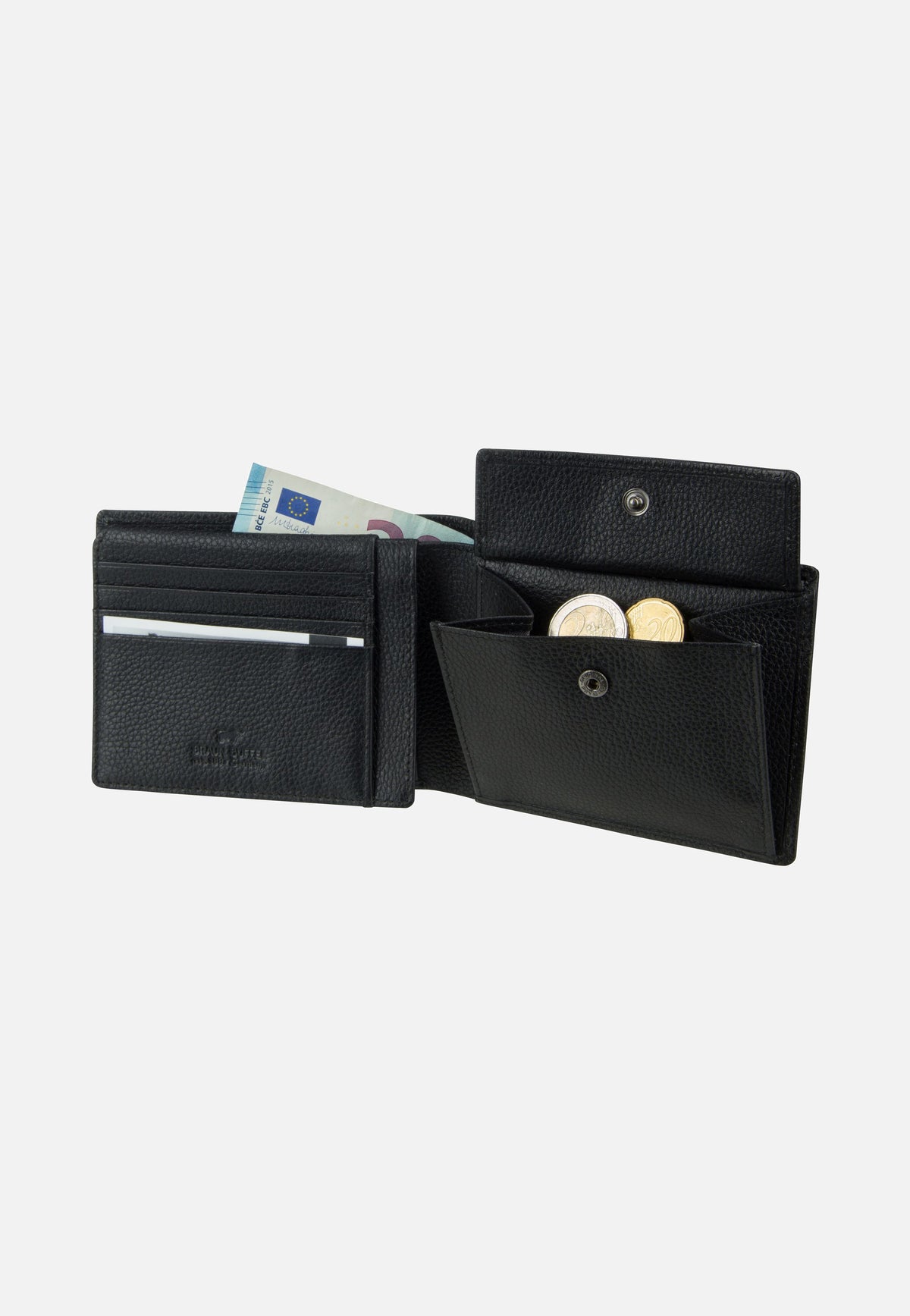 Braun Büffel Prato RFID 69338 Schwarz Portemonnaie