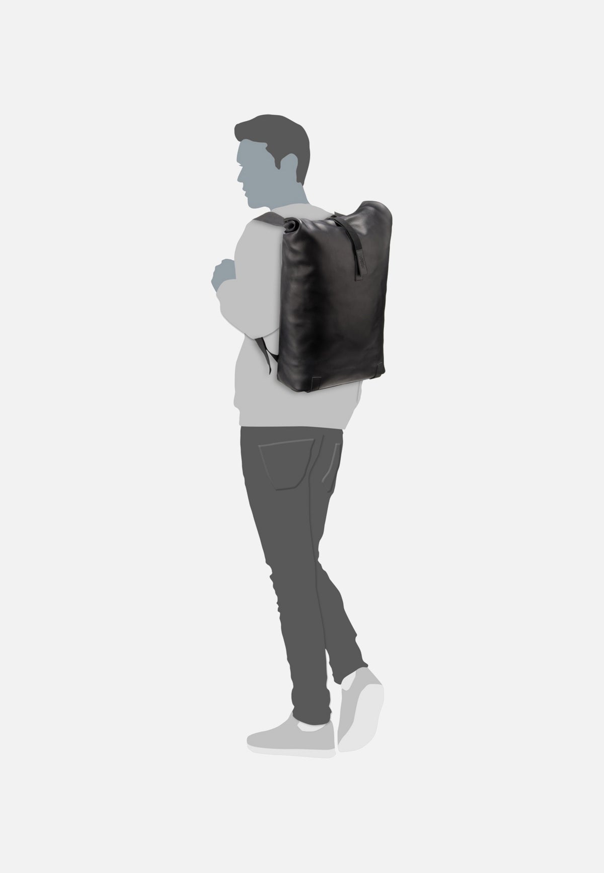 Brooks England Pickwick Leather 26 L Black Rucksack