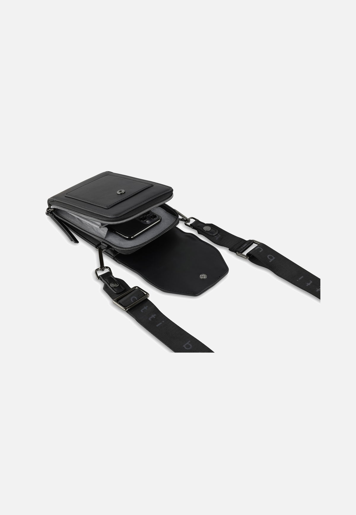 Bugatti Almata Purse Bag Schwarz Handytasche