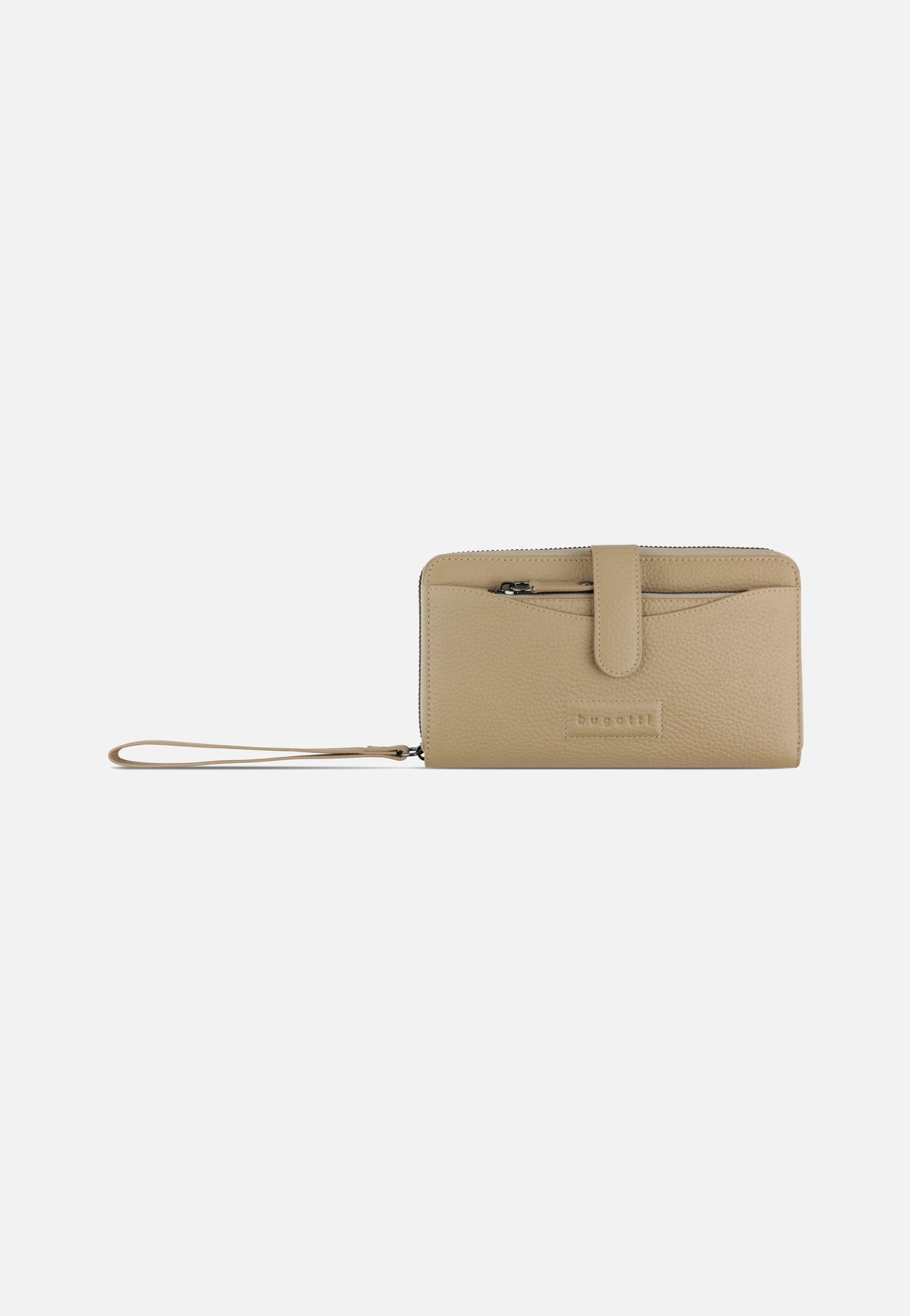 Bugatti Elsa Long Ladies Zip Key Sand Portemonnaie