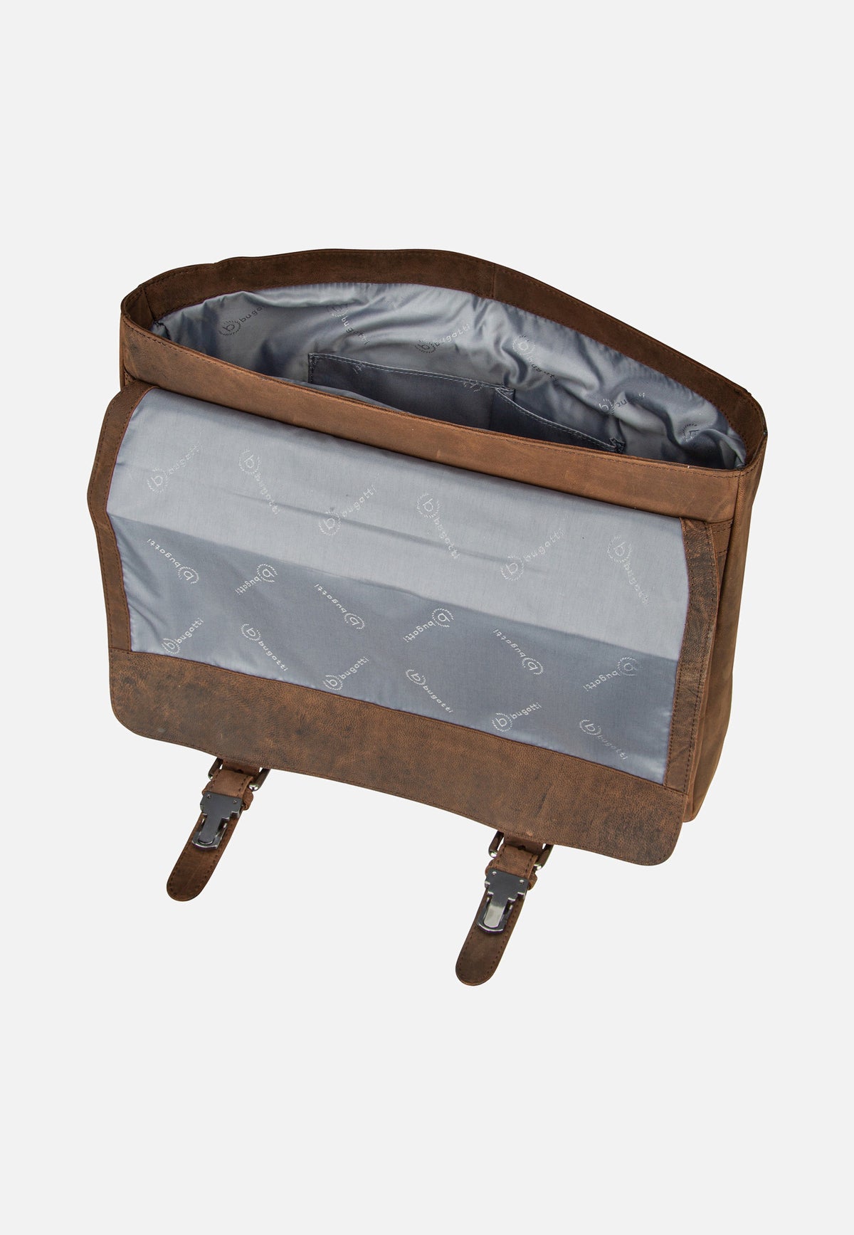 Bugatti Luca With Flap Braun Aktentasche