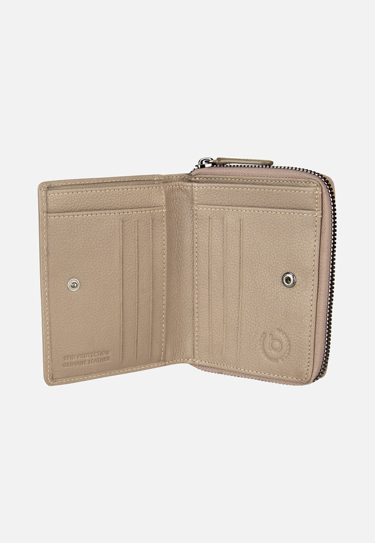Bugatti Mira Zip 1010 Taupe Portemonnaie